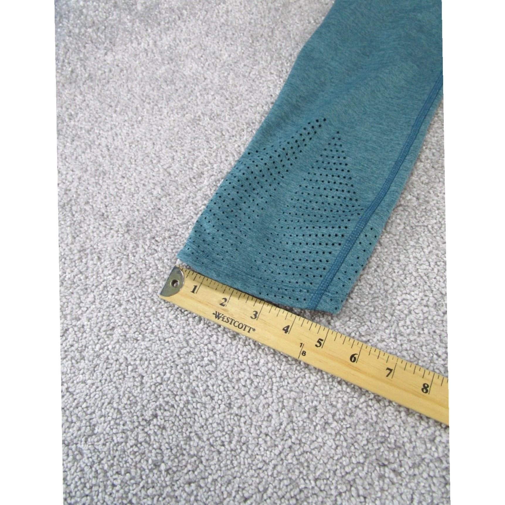 Nike Nike Dri Fit Leggings Womens Large Extra Large XL Blue Crop Size 36" / US 14 / IT 50 - 7 Thumbnail