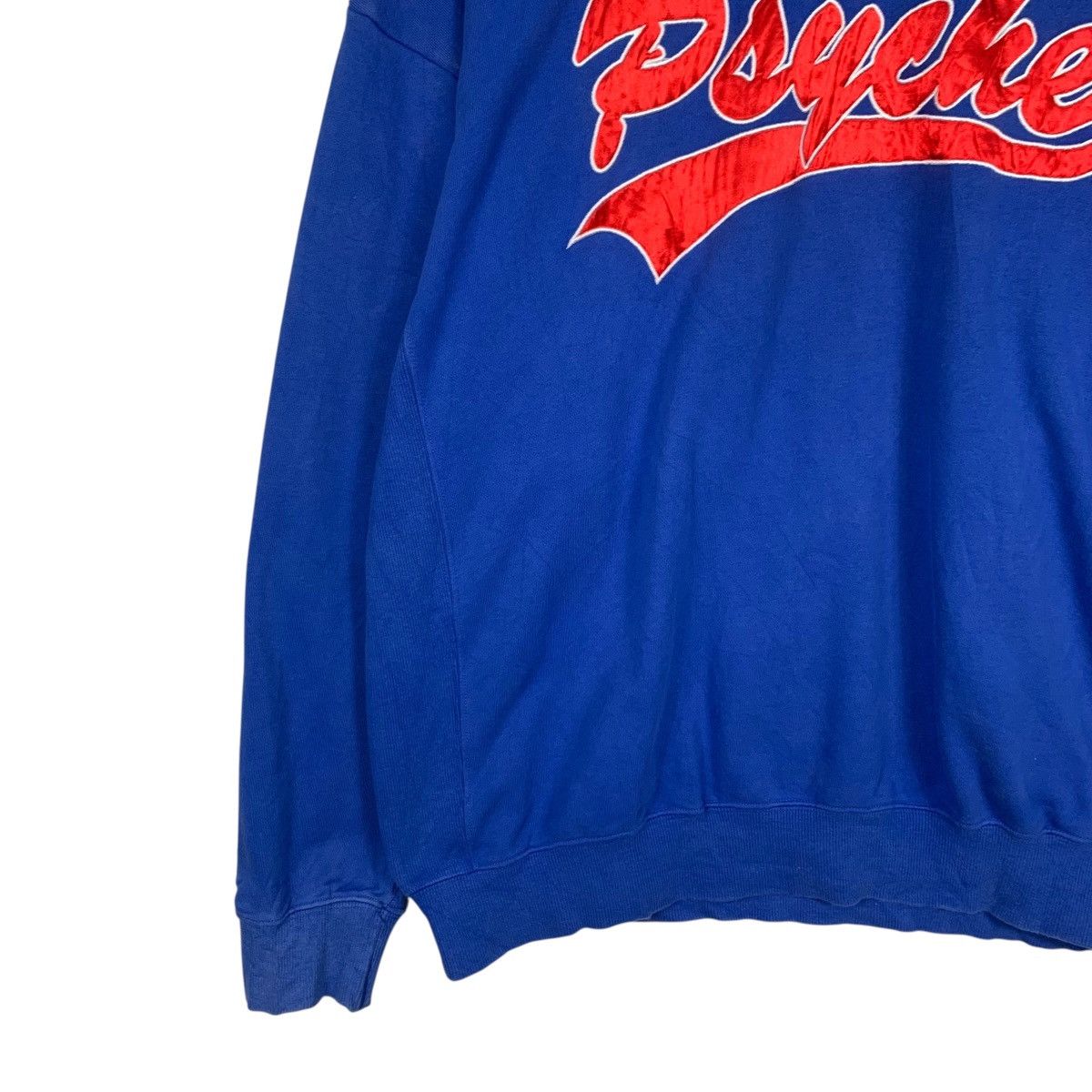 Japanese Brand Attitude Make Style! PSYCHO Crewneck Sweatshirt #3606-C165 Size US XL / EU 56 / 4 - 6 Thumbnail