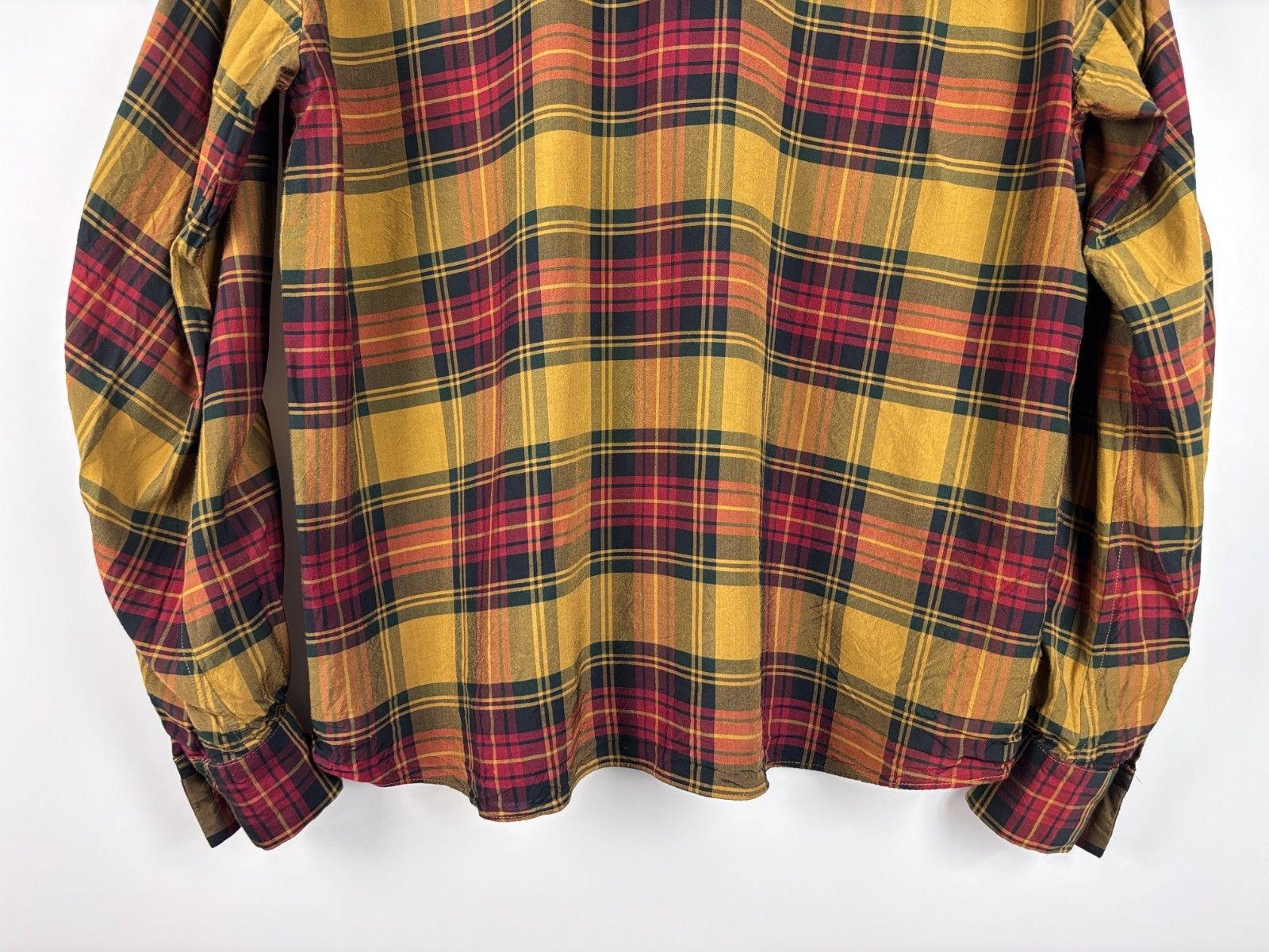 Fred Perry Fred Perry Tartan Button Up Shirt Viscose Brown Size US 4 Size S / US 4 / IT 40 - 7 Thumbnail