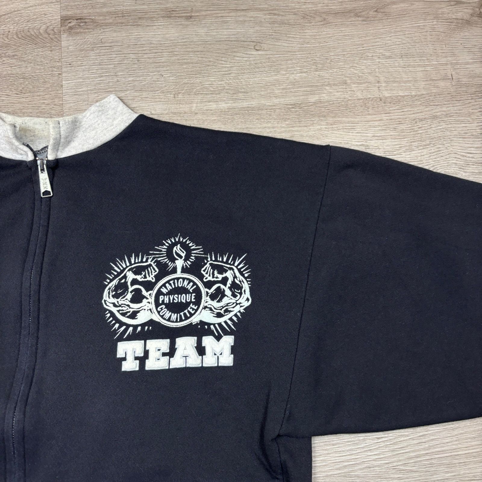 Vintage Rare Vintage NPC Team USA Bodybuilding Jacket XL Size US XL / EU 56 / 4 - 3 Thumbnail