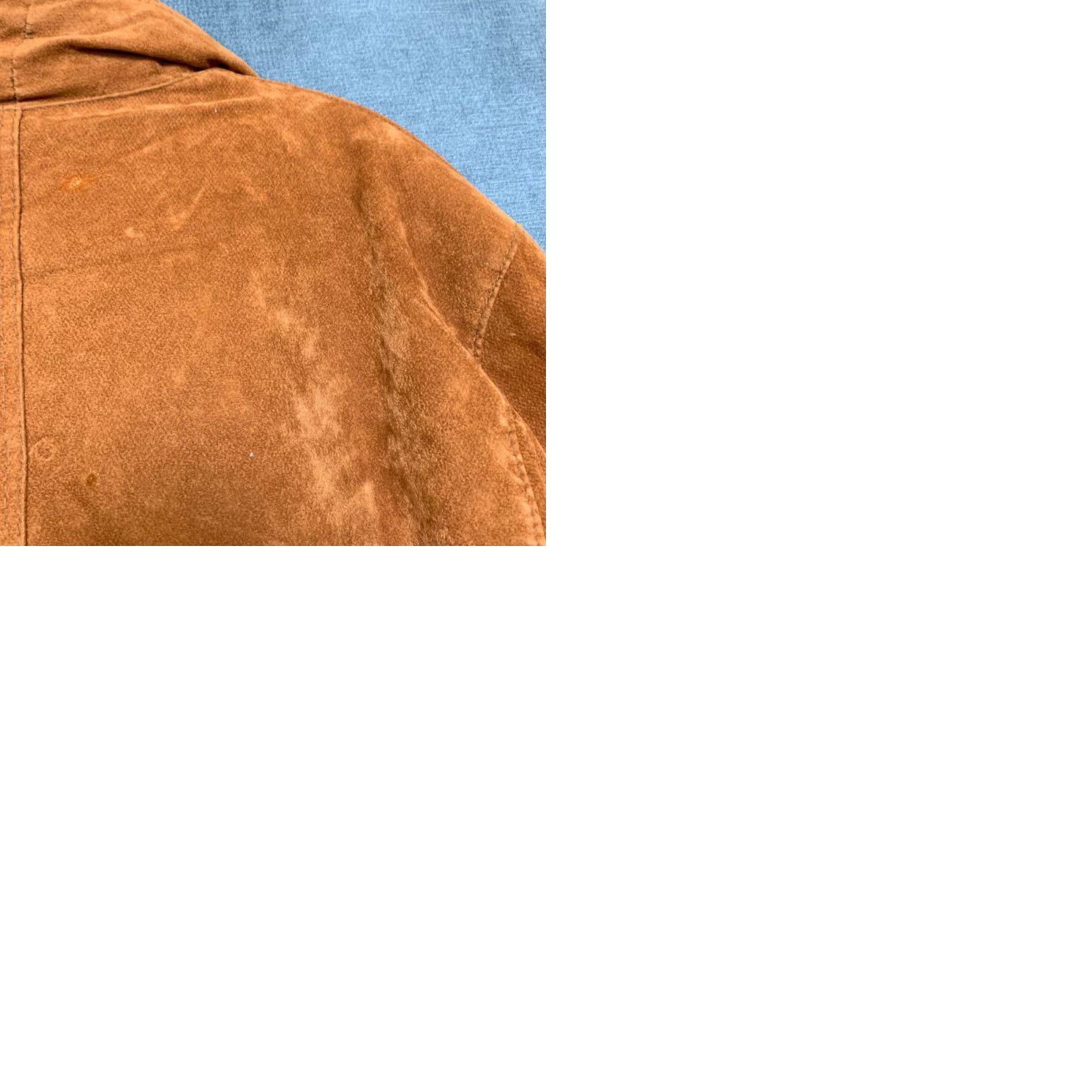 Doublet VINTAGE Full Stop Pea Coat Mens M Brown Shearling Lined Double Breasted Coat Size US M / EU 48-50 / 2 - 11 Thumbnail
