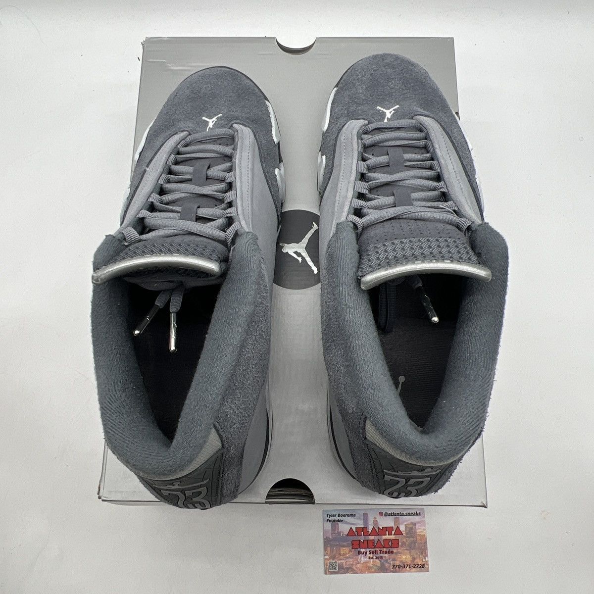 Jordan Brand Air Jordan 14 flint grey Size US 10.5 / EU 43-44 - 7 Thumbnail