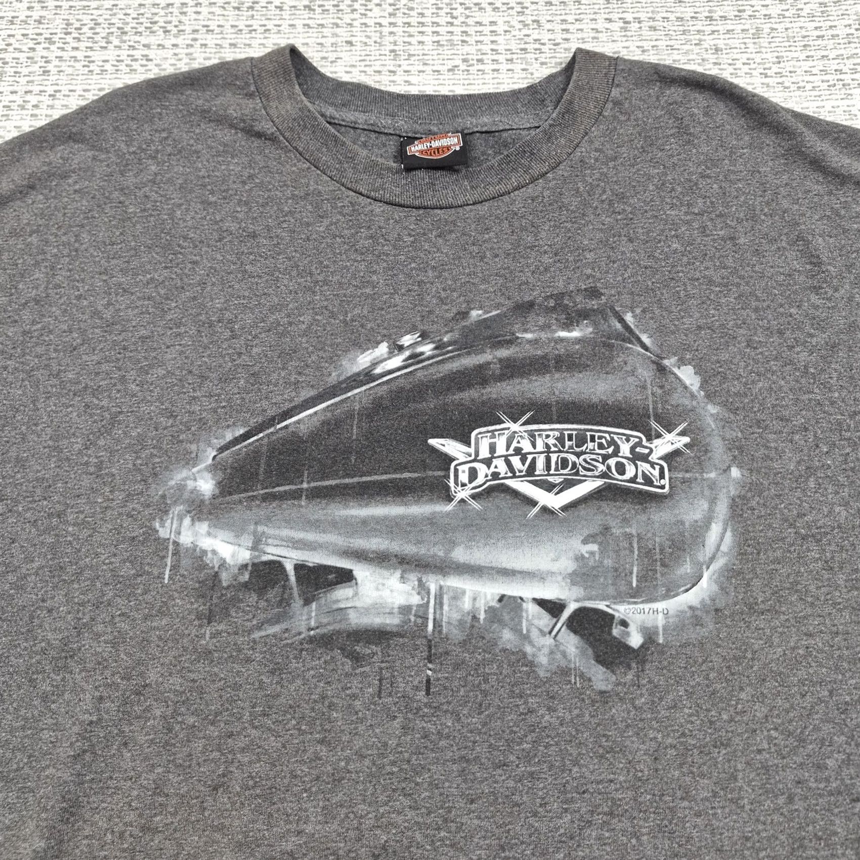 Harley Davidson Harley-Davidson Shirt Mens 3XL Gray Skull Tank Graphic Biker Tee Cancun Mexico Size US XXL / EU 58 / 5 - 6 Thumbnail
