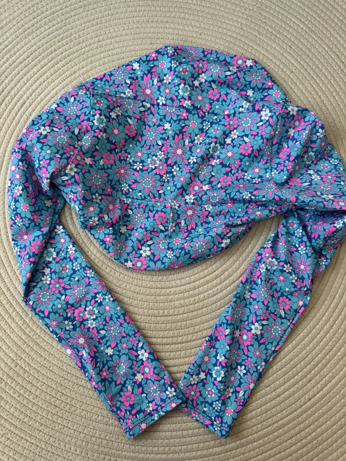 Other Frankies Bikinis Swim Long Sleeve Shrug in All Over Blue Size S / US 4 / IT 40 - 3 Thumbnail