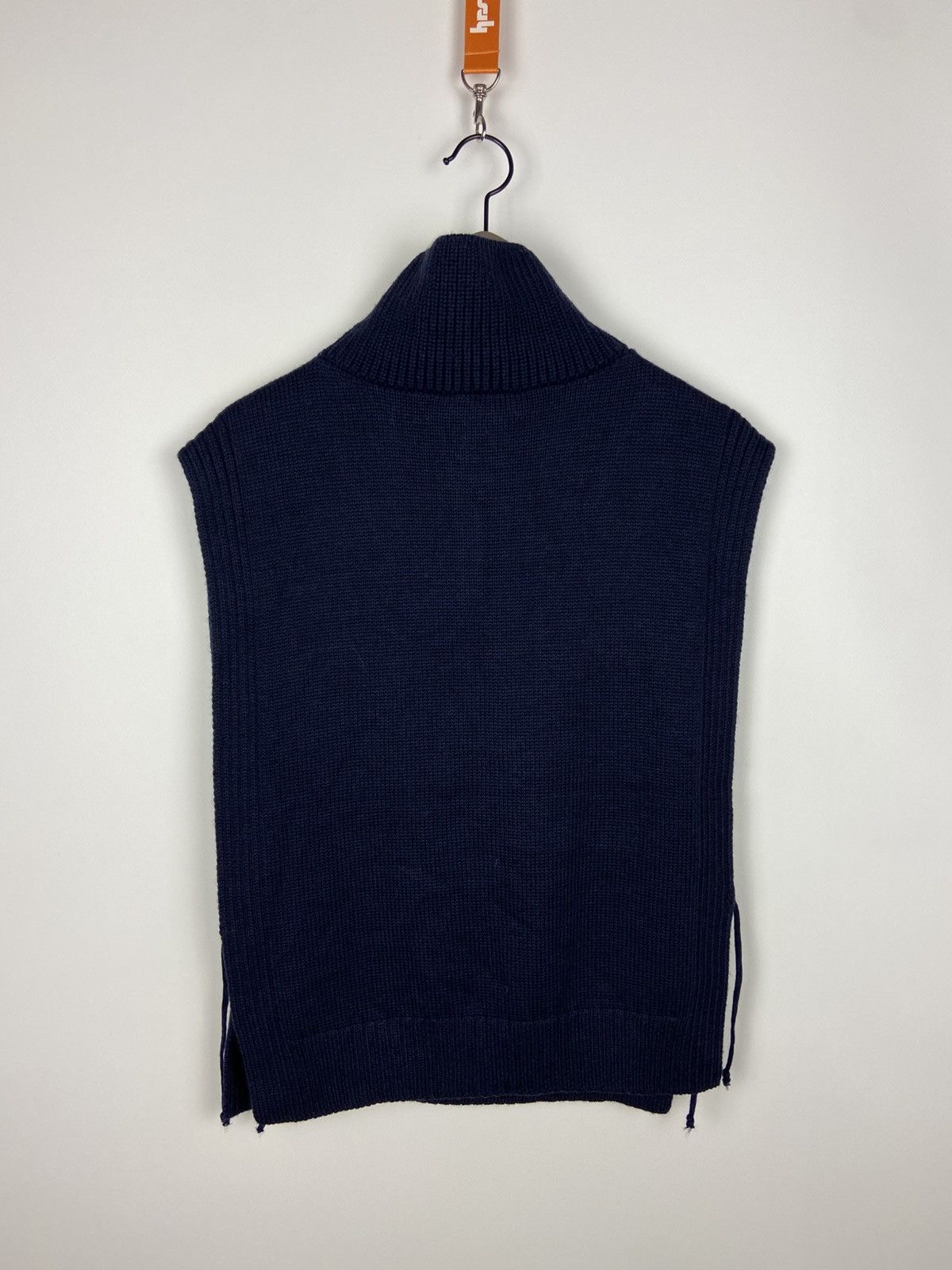 Designer × Fabiana Filippi Fabiana Filippi Sleeveless Roll-Neck Vest Blue Women’s Wool Size L / US 10 / IT 46 - 2 Thumbnail
