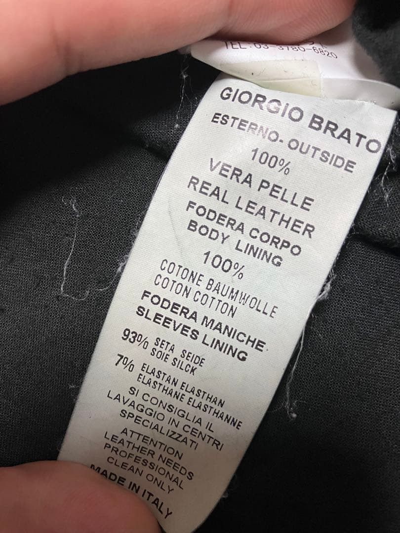 Giorgio Brato Giorgio Brato Rider Leather Jacket Size US M / EU 48-50 / 2 - 7 Thumbnail
