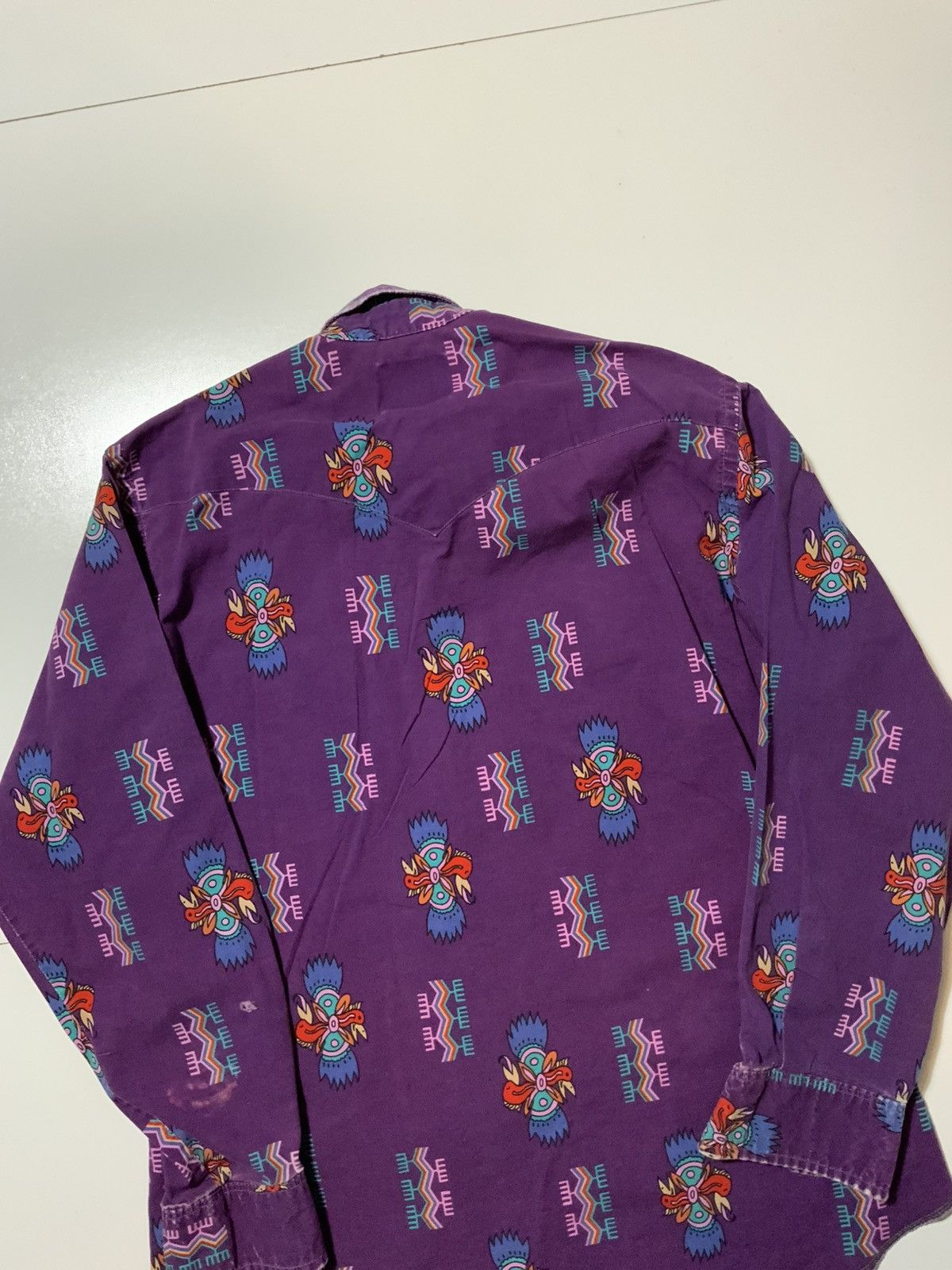 Wrangler Vintage Wrangler Cowboy Cut Rodeo Southwestern Aztec Shirt Size US M / EU 48-50 / 2 - 4 Thumbnail