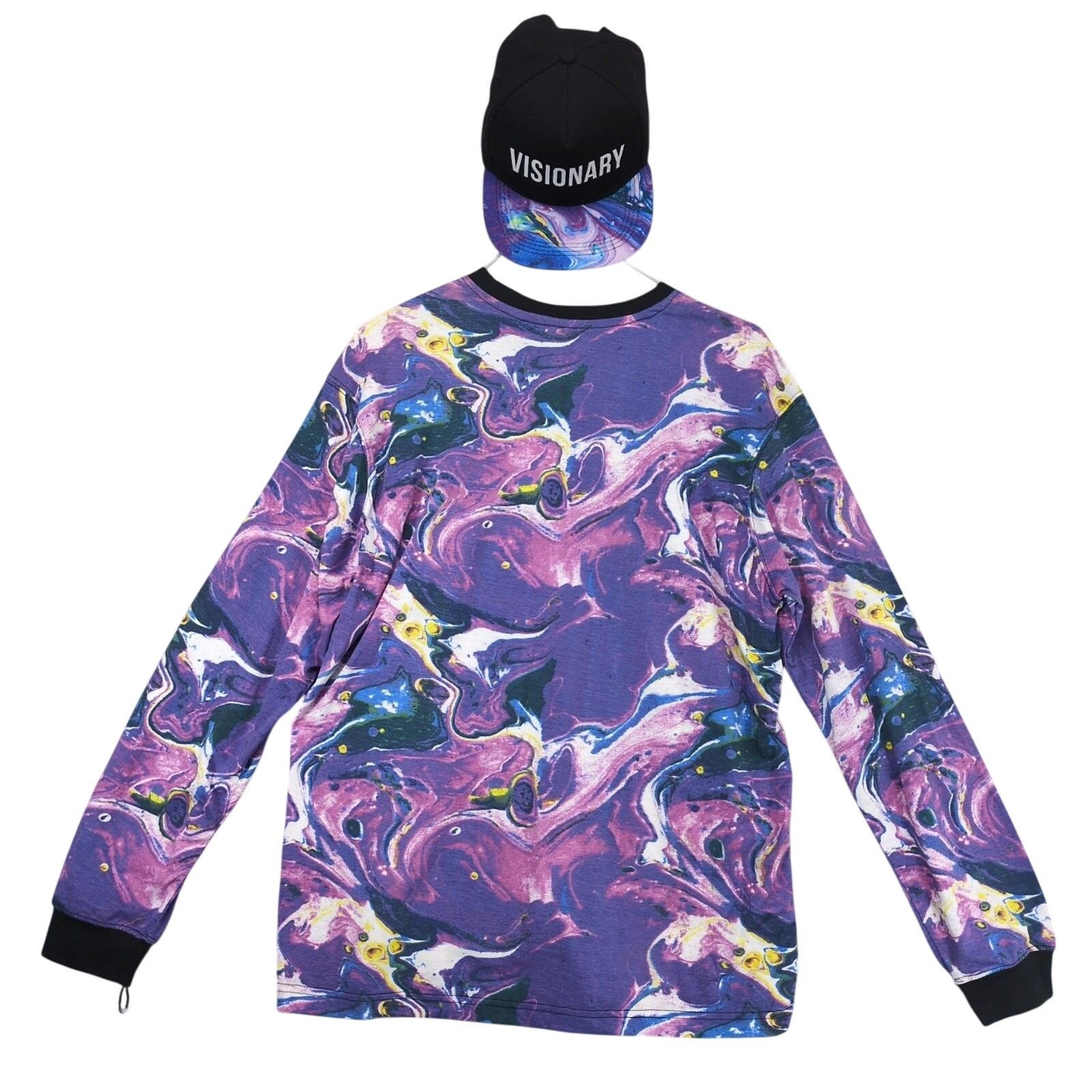 Blackjack NWT Blackjack Men's L Liquid Purple Visionary Shirt & Hat Size US L / EU 52-54 / 3 - 3 Thumbnail