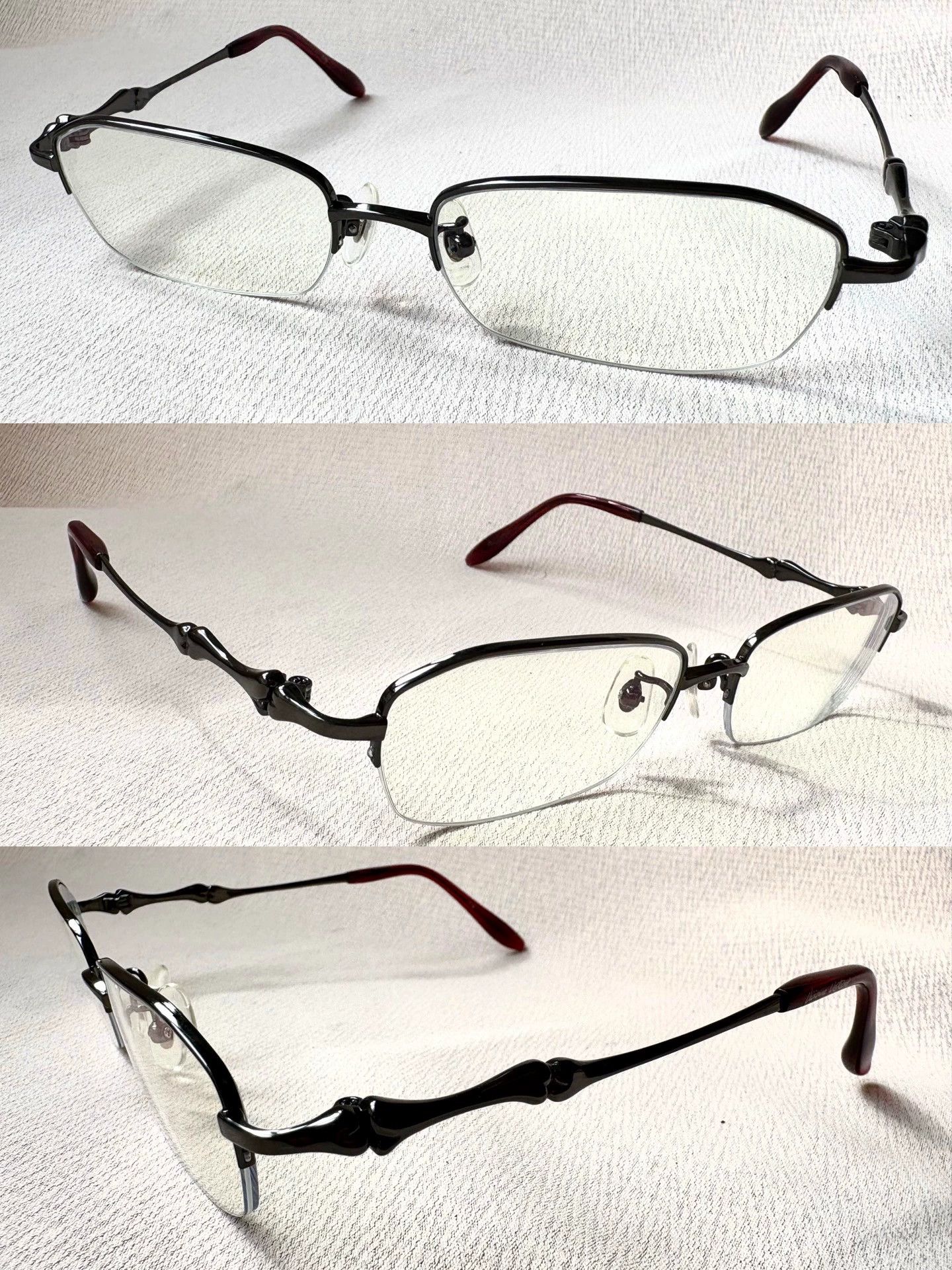 Vivienne Westwood Vivienne Westwood Red Black Saturn Glasses - dmc Size ONE SIZE - 1 Thumbnail