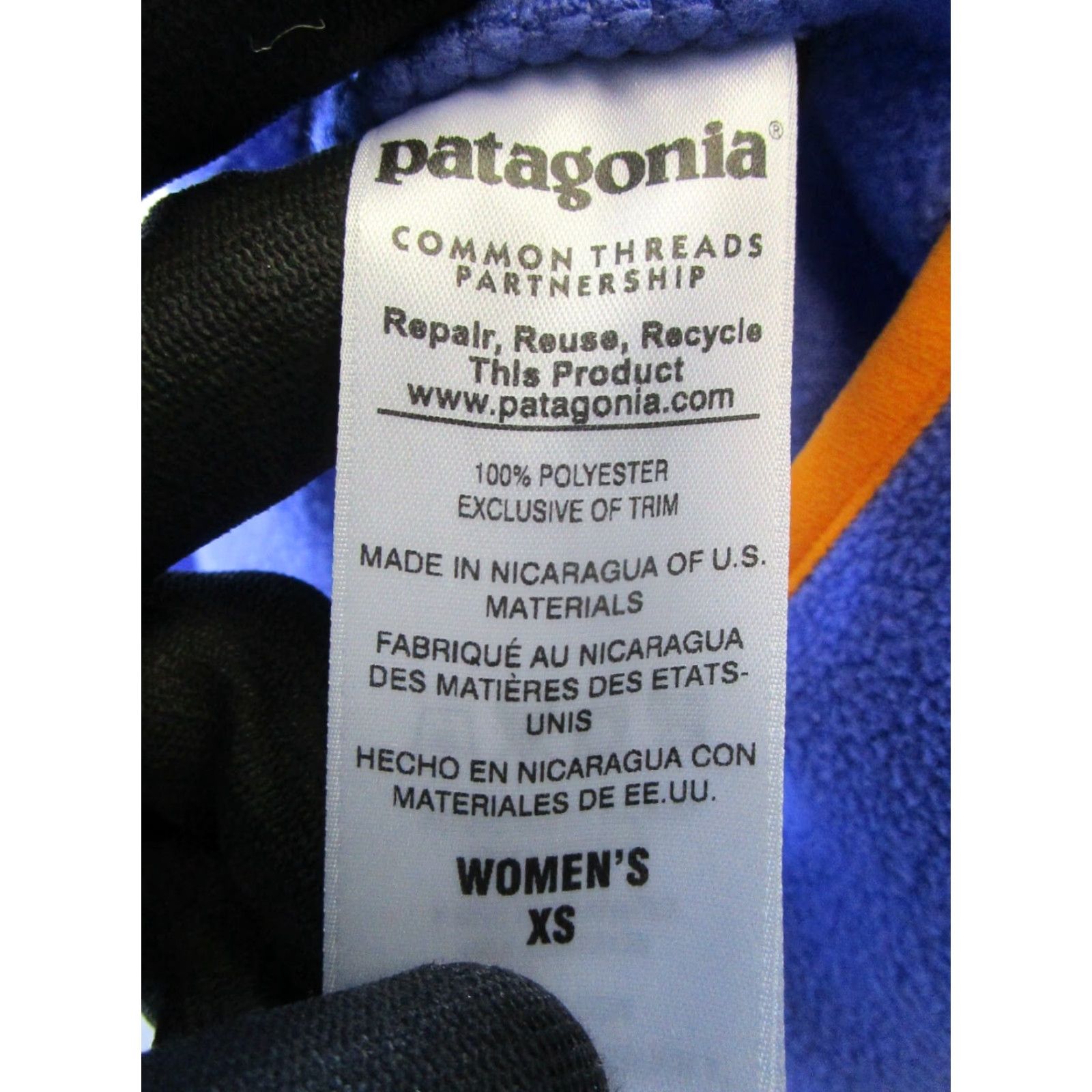 Patagonia Patagonia Synchilla Snap-T Sweater Womens XS Blue Yellow Hiking Fleece Size M / US 6-8 / IT 42-44 - 4 Thumbnail