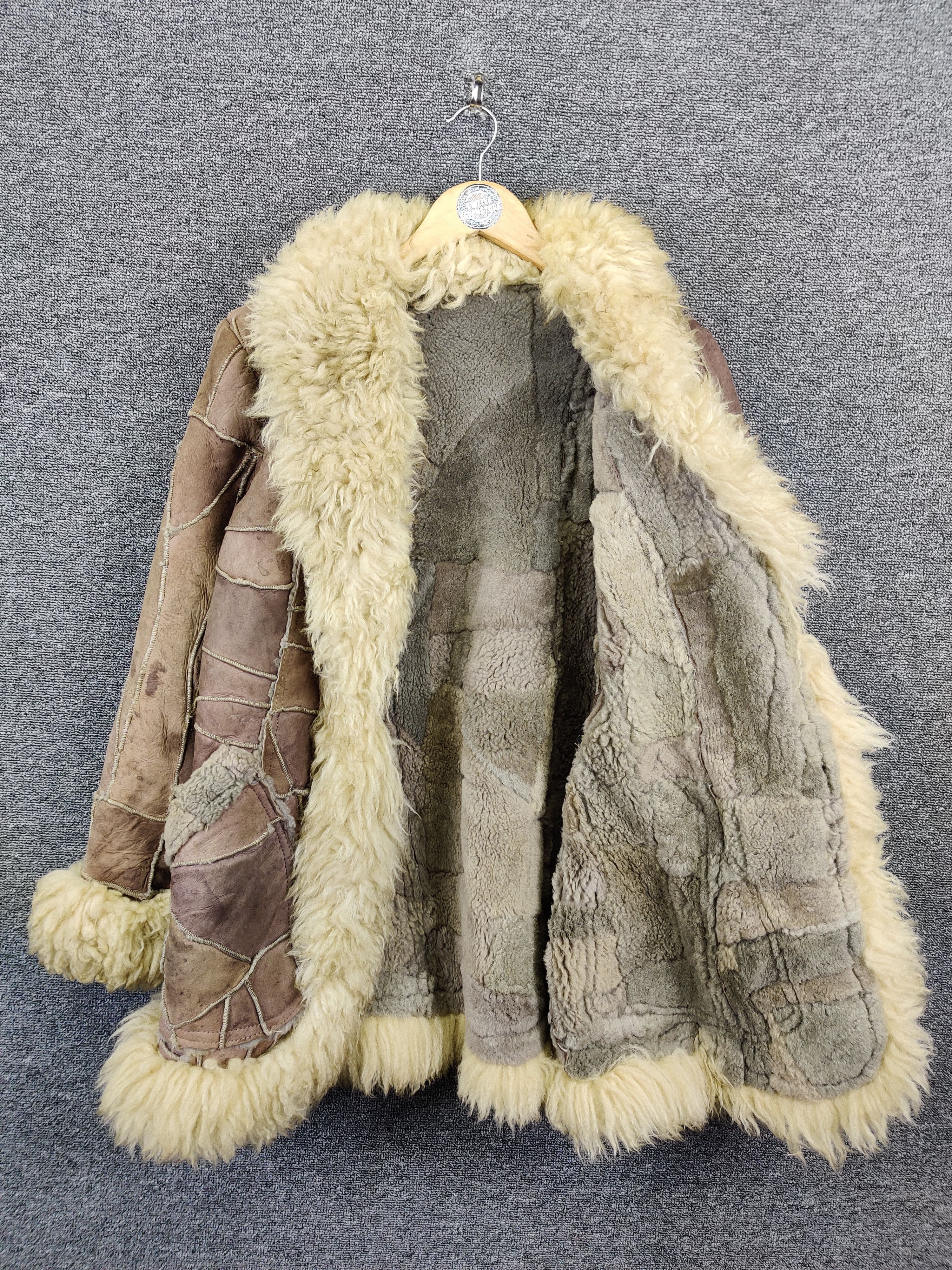 If Six Was Nine Vintage Patchwork Mink Fur Suede Leather Jacket Size US M / EU 48-50 / 2 - 9 Thumbnail
