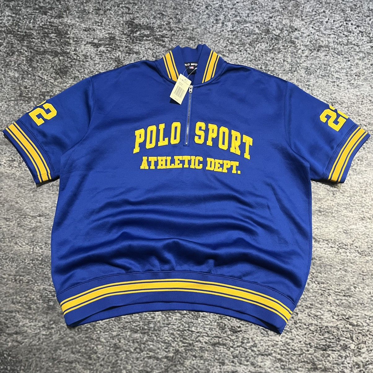 Polo Ralph Lauren Vintage Polo Sport Athletic Dept Shirt 1/4 Zip Size Large Size US L / EU 52-54 / 3 - 3 Thumbnail