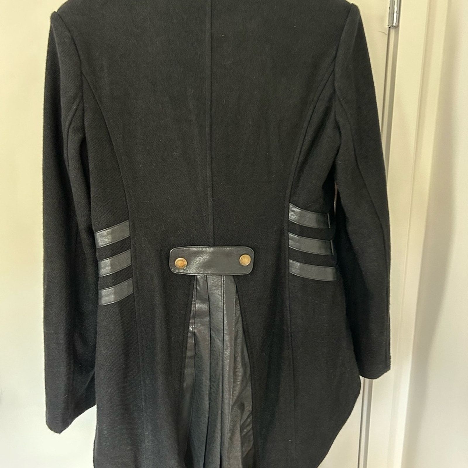 Other Punk Rave steampunk swallow tail leather trim unisex jacket Size US M / EU 48-50 / 2 - 4 Thumbnail