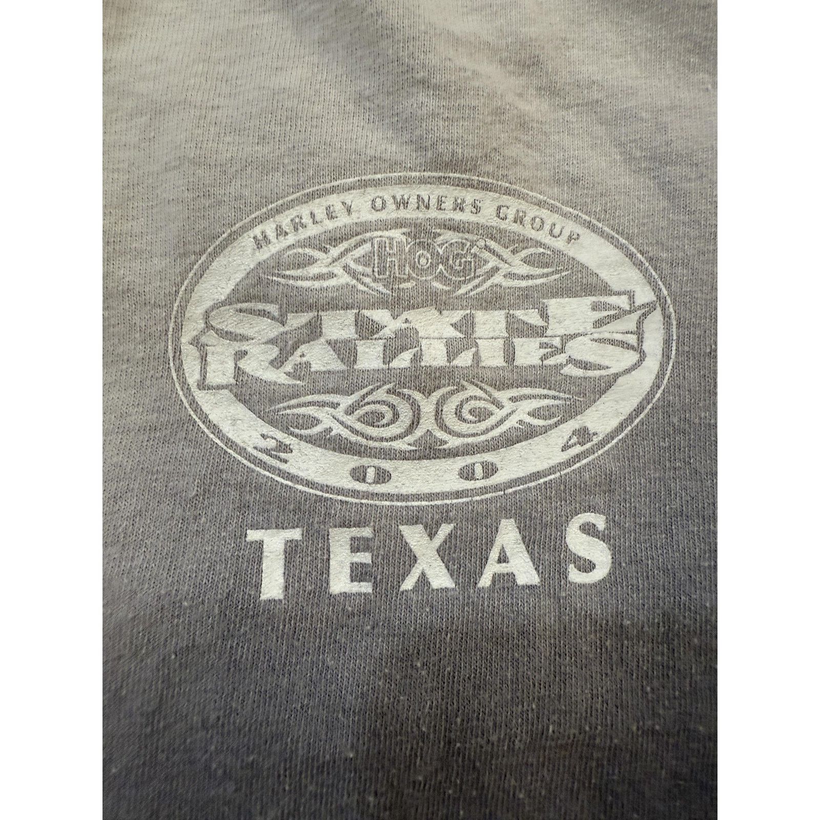 Harley Davidson VINTAGE Harley-Davidson Shirt Mens LG Texas HOG Rally Y2K Size US L / EU 52-54 / 3 - 3 Thumbnail