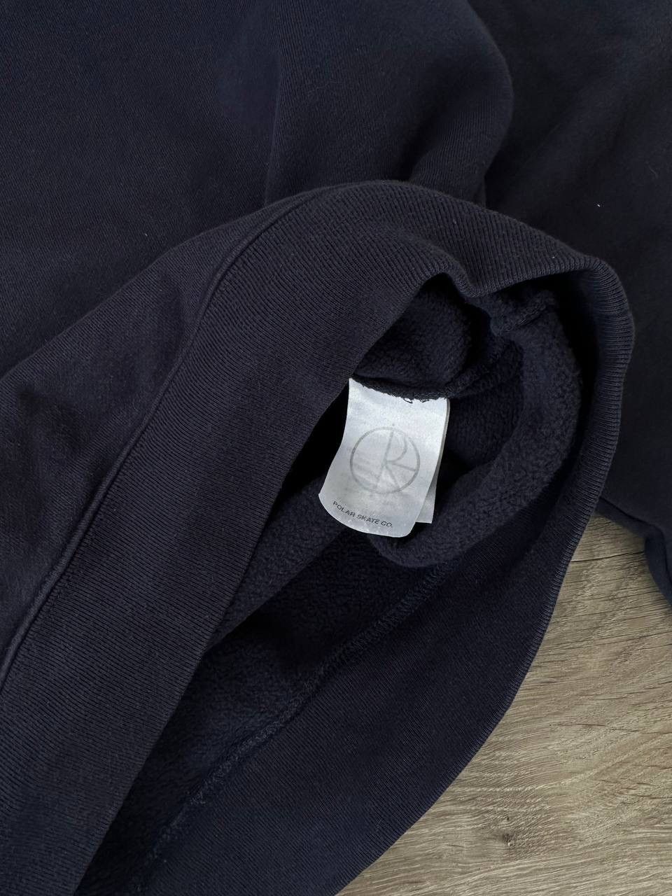 Poler × Vintage Vintage Polar Centre Logo Faded Blue Skated Sweatshirt Size US L / EU 52-54 / 3 - 7 Thumbnail
