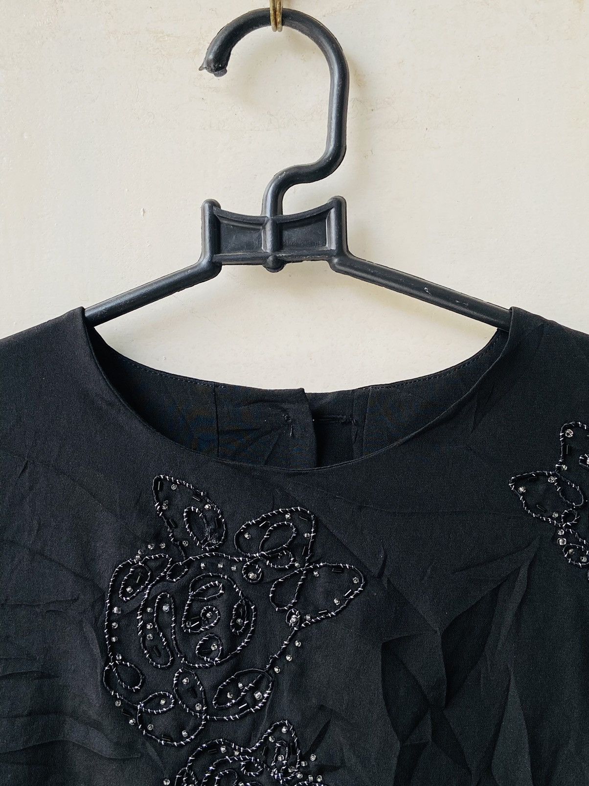 Christian Dior Monsieur CHRISTIAN DIOR Black Blouse Size M / US 6-8 / IT 42-44 - 9 Thumbnail