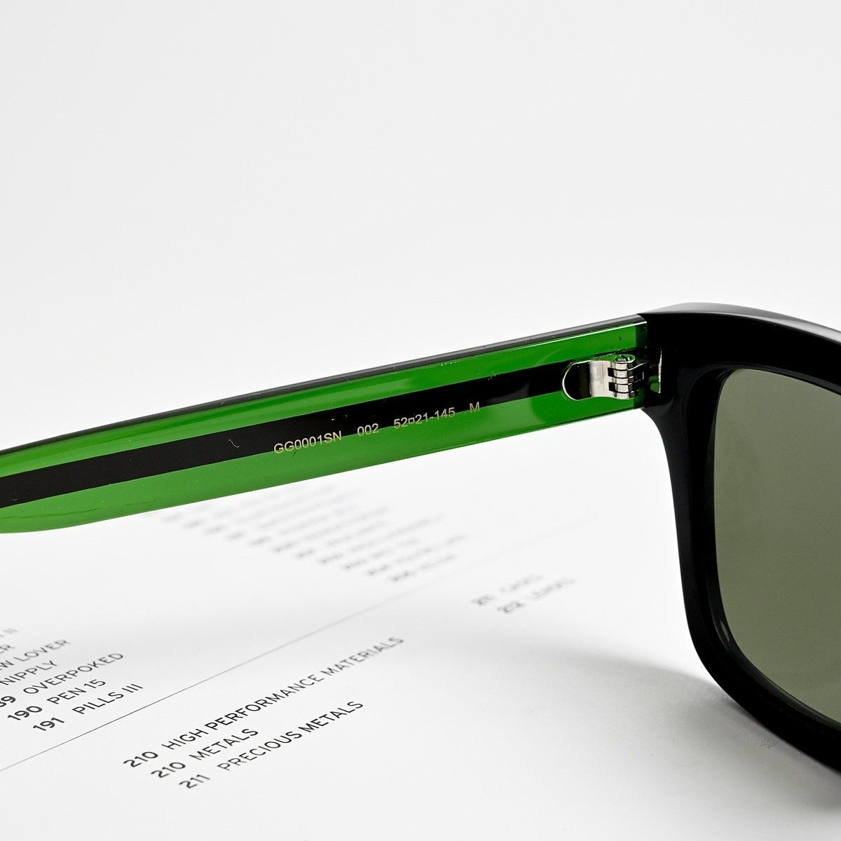 Gucci GUCCI GG0001SN SUNGLASSES Size ONE SIZE - 8 Thumbnail