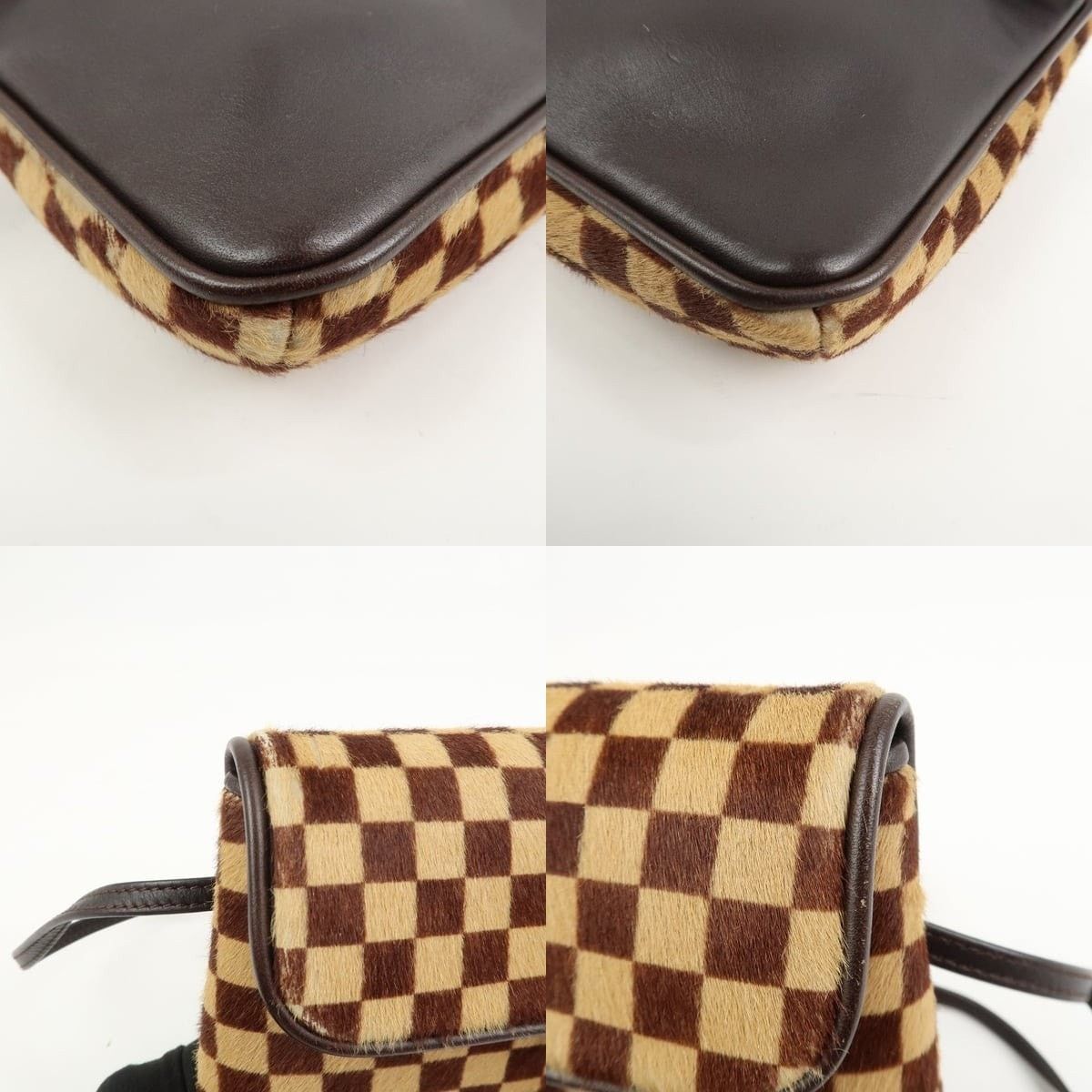 Louis Vuitton Louis Vuitton Damier Sauvage Gazelle Calf Hair Shoulder Bag Size ONE SIZE - 5 Thumbnail