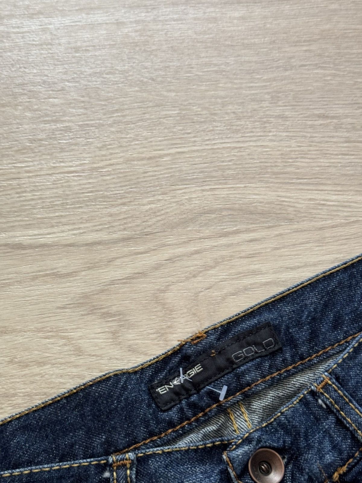 Energie Vintage 00’s Energie Gold y2k Japanese Blue Denim Jeans Size US 29 - 5 Thumbnail