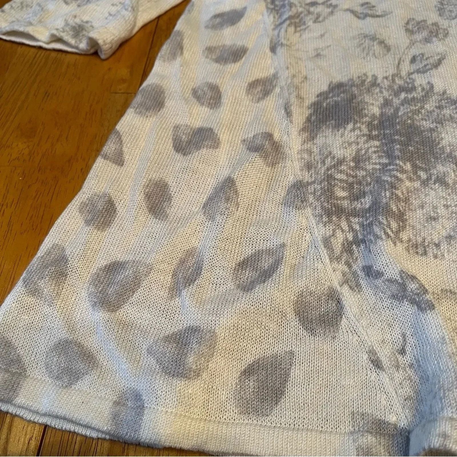 J. Jill J Jill linen blend top, size Medium. Size M / US 6-8 / IT 42-44 - 2 Thumbnail