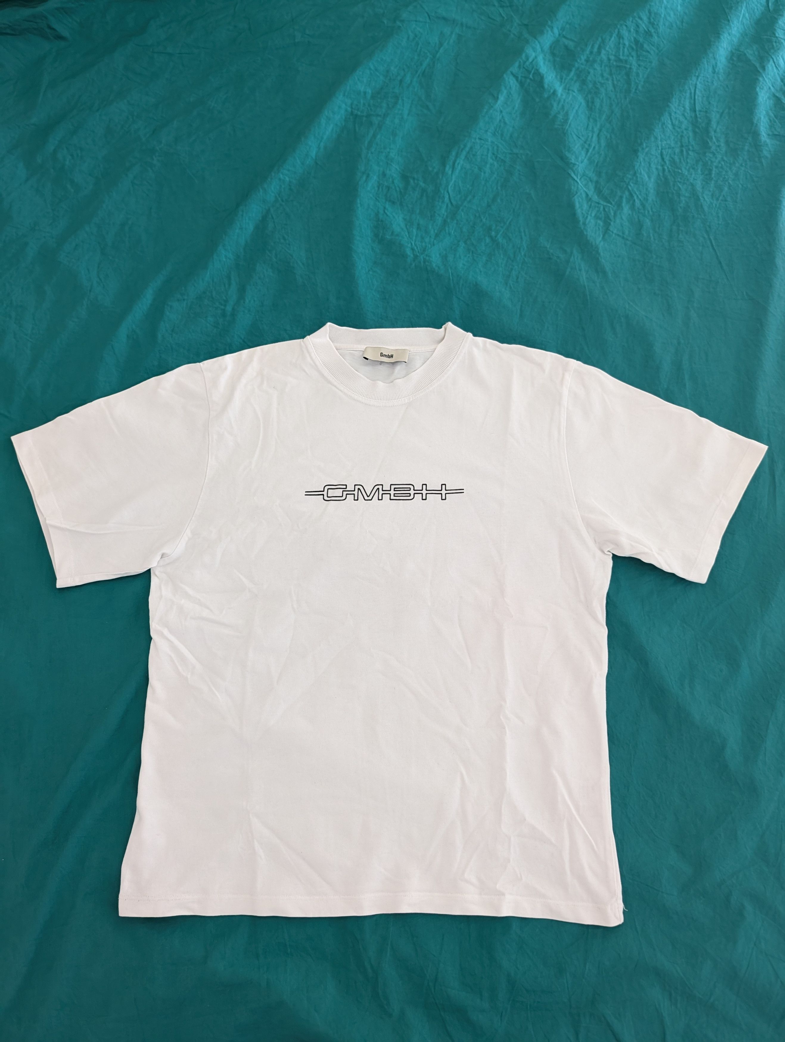 GmbH GmbH White T-shirt with Logo Size US M / EU 48-50 / 2 - 1 Thumbnail