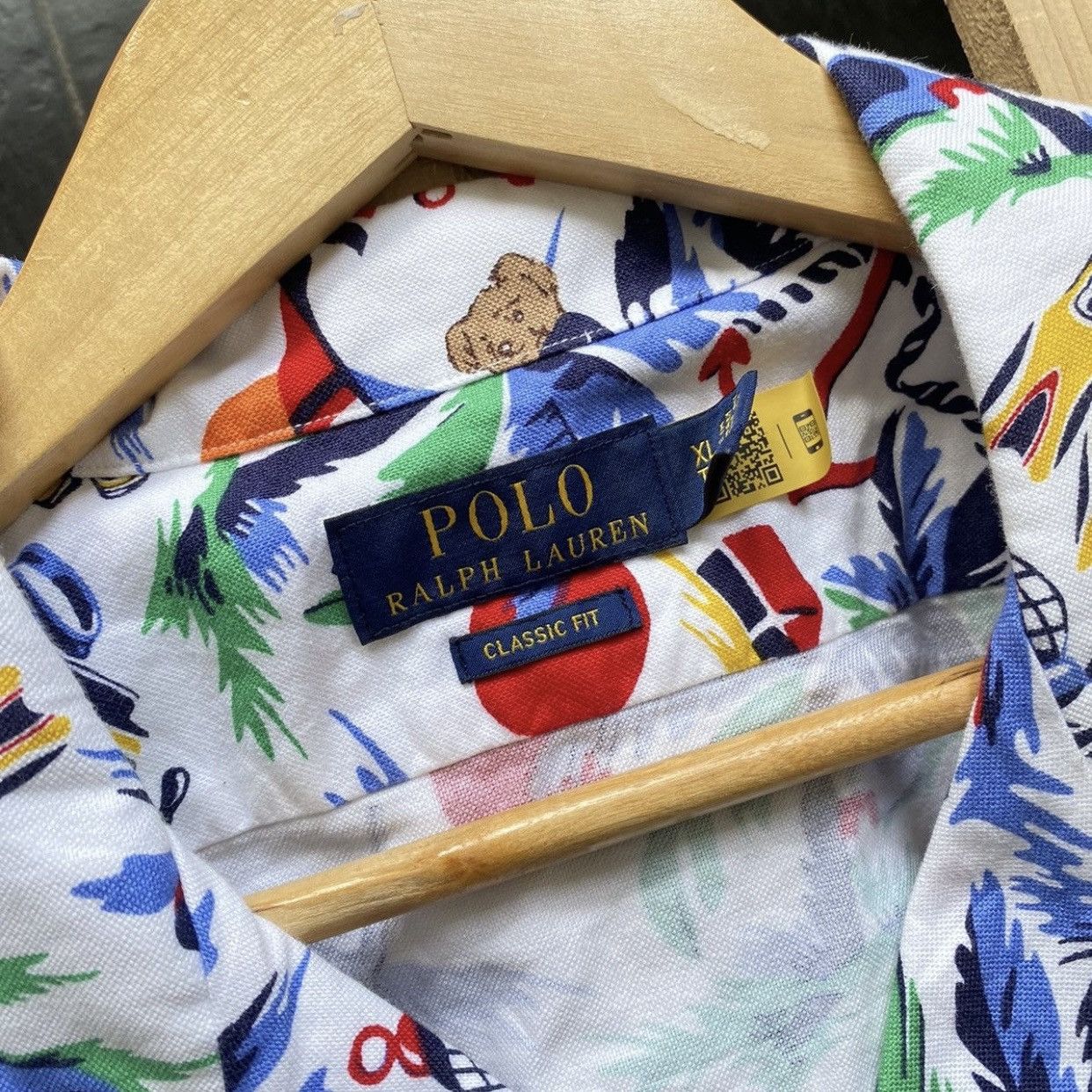 Polo Ralph Lauren × Ralph Lauren Polo Bear shirt Ralph Lauren Full Print logo Bear Beach XL Size US XL / EU 56 / 4 - 6 Thumbnail