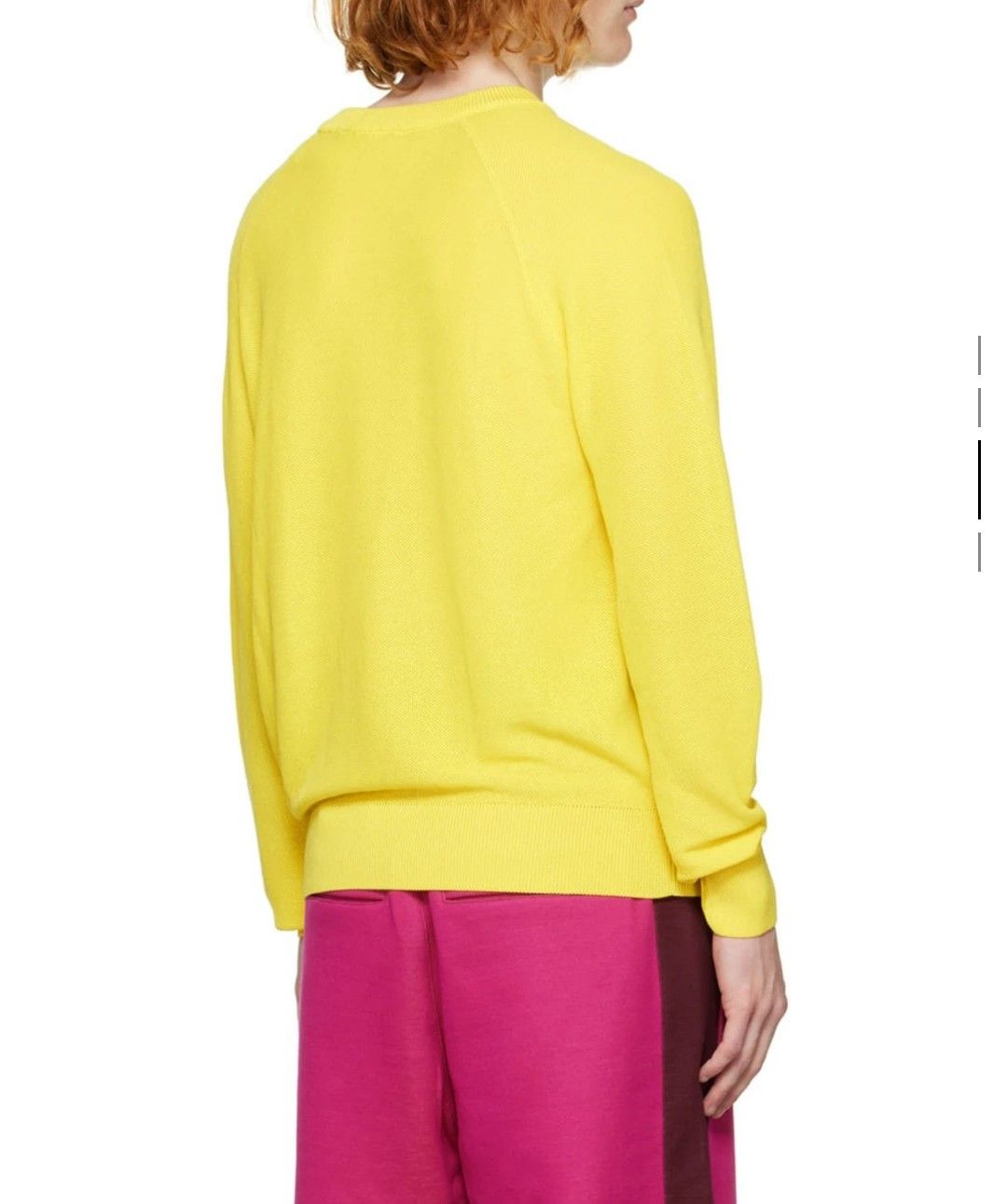 AMI AMI PARIS YELLOW COTTON SWEATER XL Size US XL / EU 56 / 4 - 4 Thumbnail