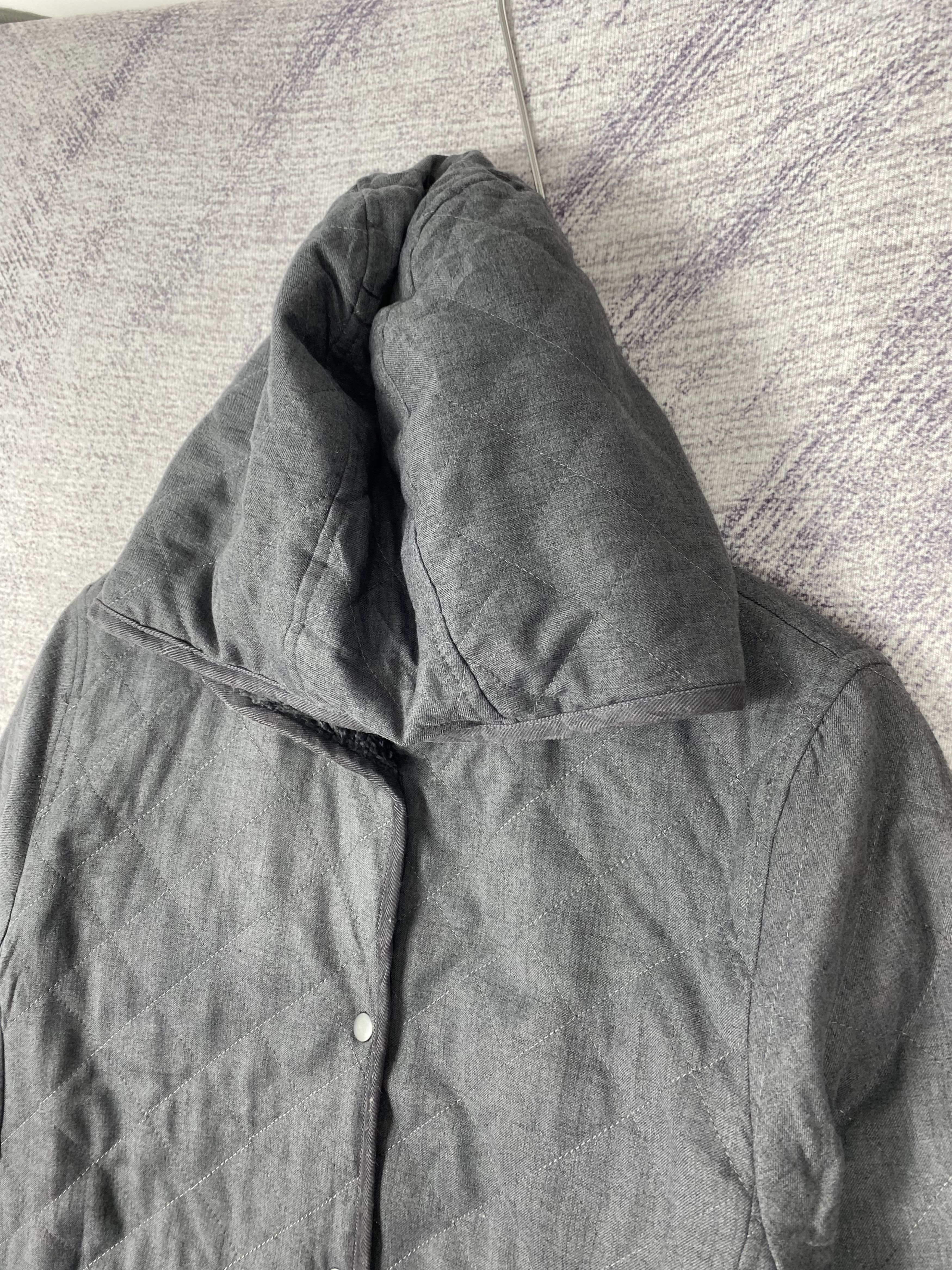 Uniqlo Vintage Uniqlo Hoodie Quilted Fleece Lining Button Up Jacket Size US XL / EU 56 / 4 - 3 Thumbnail