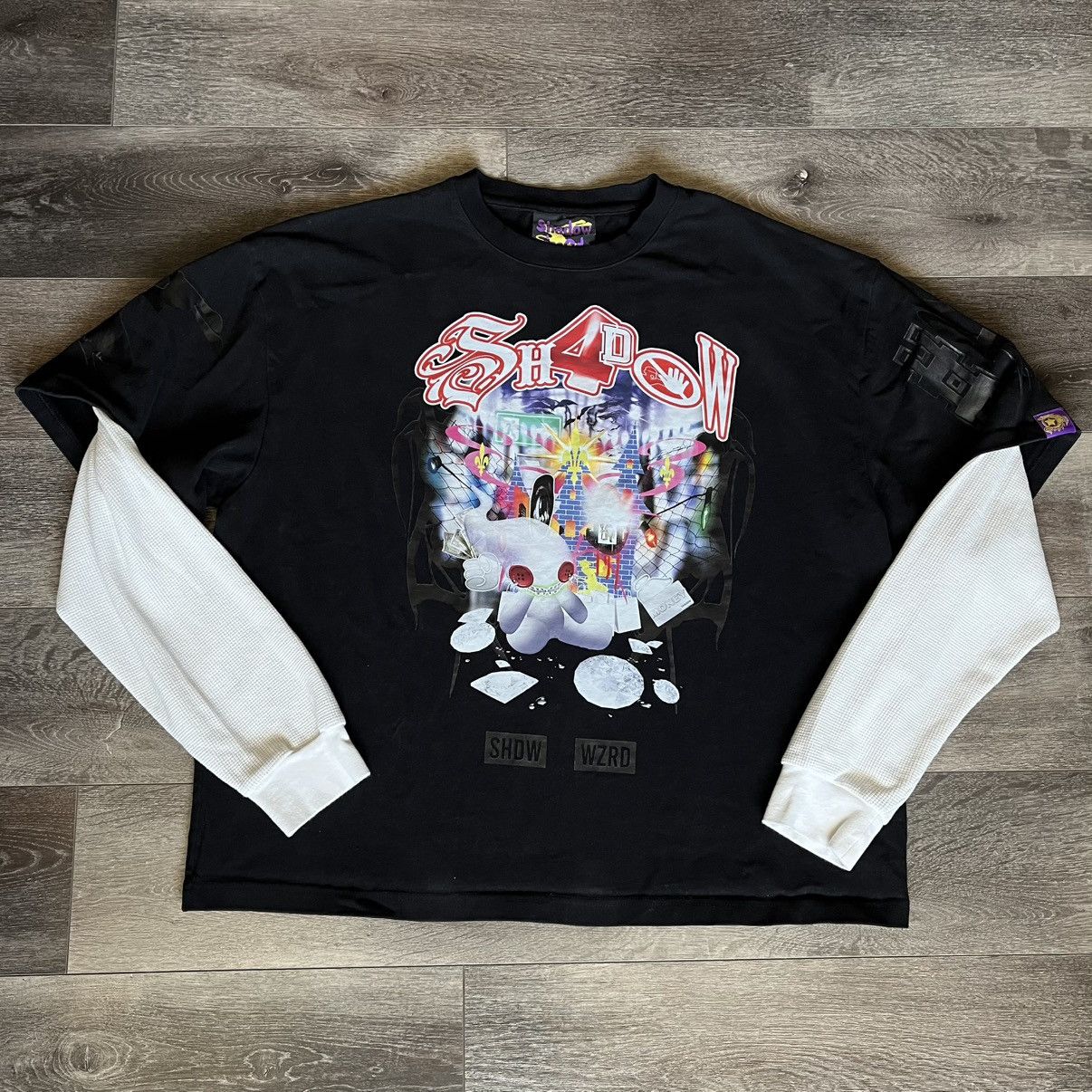 Drain Gang Shadow Wizard Money Gang SH4DOW Thermal Longsleeve Tee Shirt Size US L / EU 52-54 / 3 - 1 Thumbnail