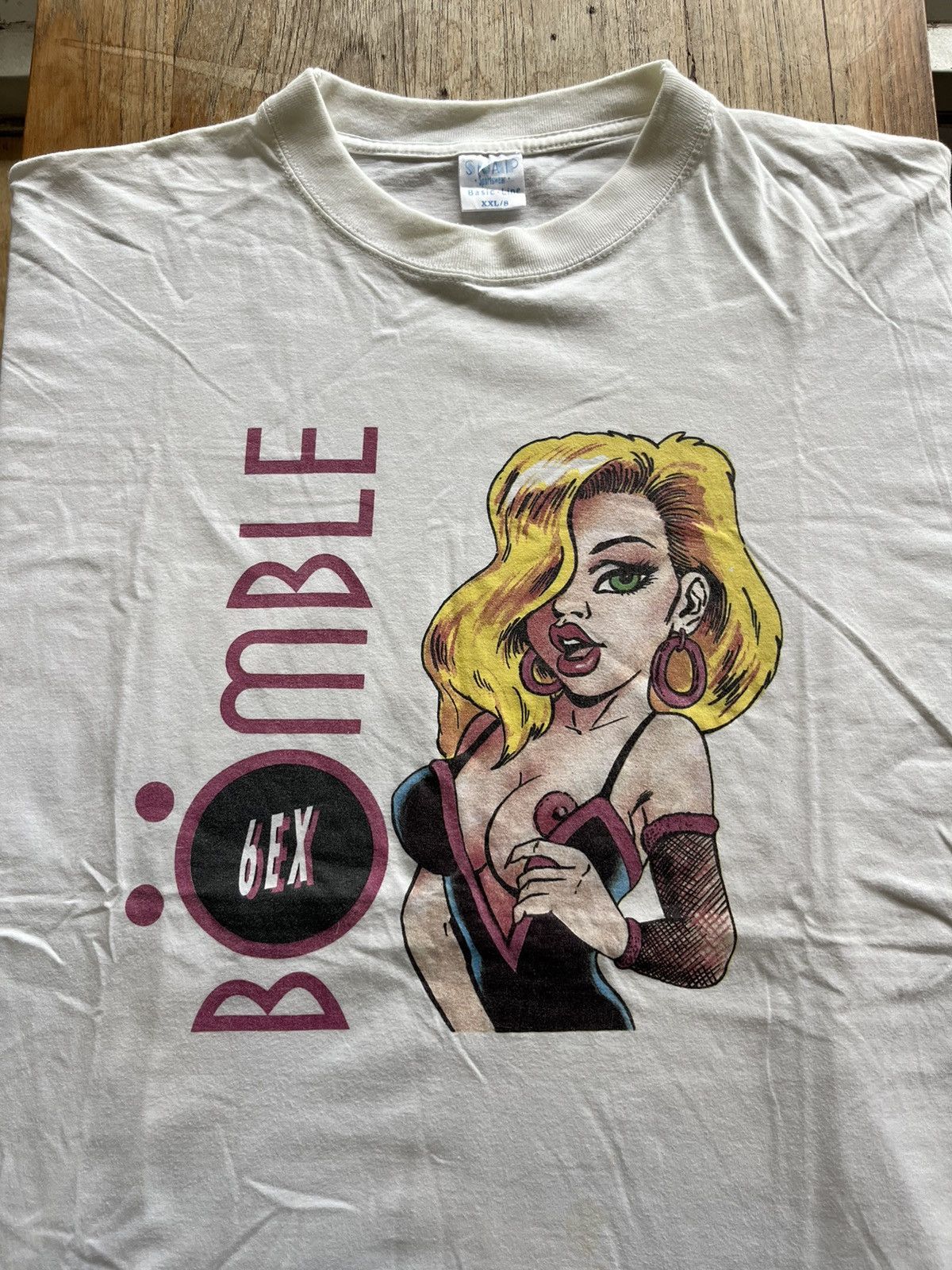 Vintage Vintage 6EX BOMBLE Art design Tshirt Size US XXL / EU 58 / 5 - 3 Thumbnail