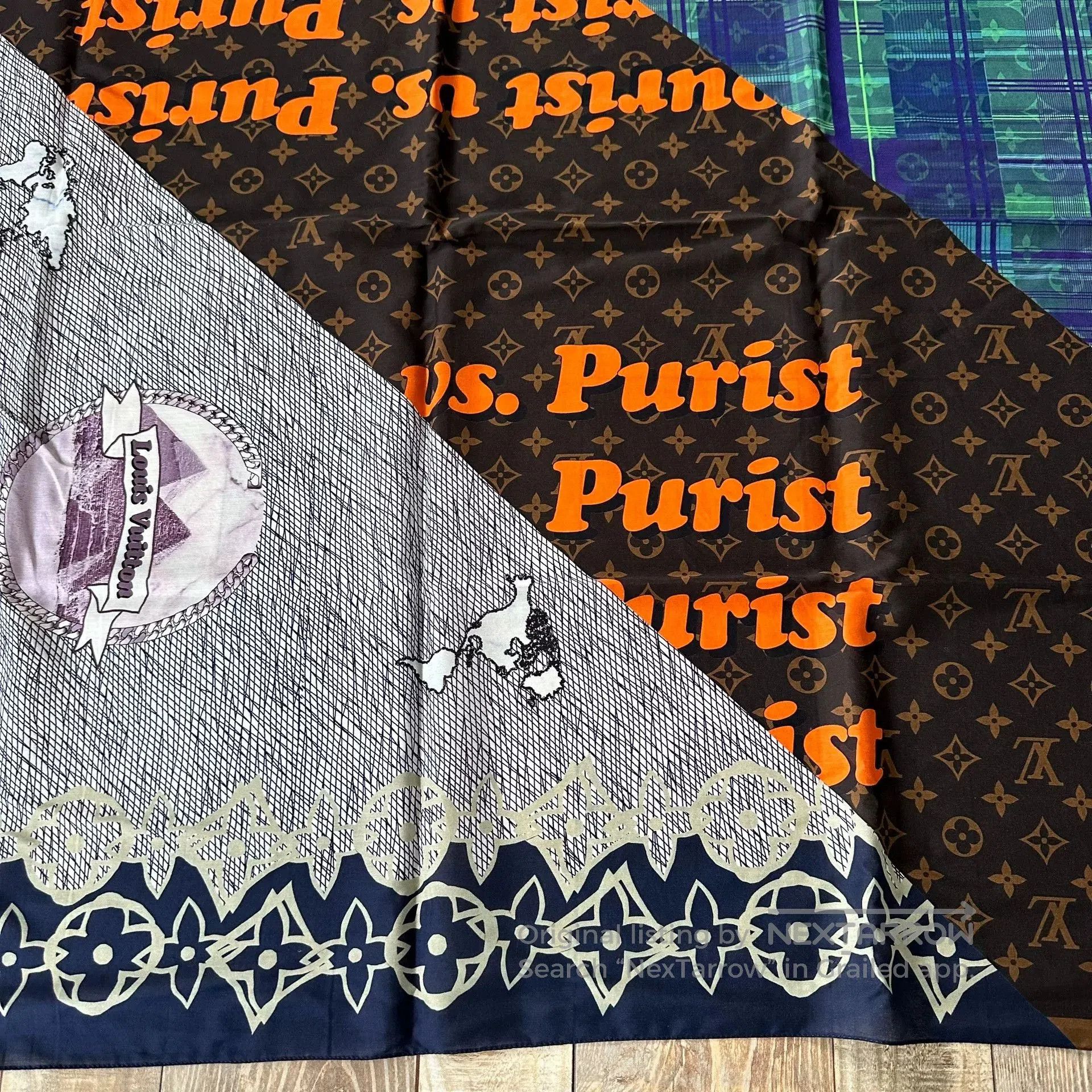 Louis Vuitton Louis Vuitton Virgil Slogan Triple Mask Scarf. Size ONE SIZE - 4 Thumbnail