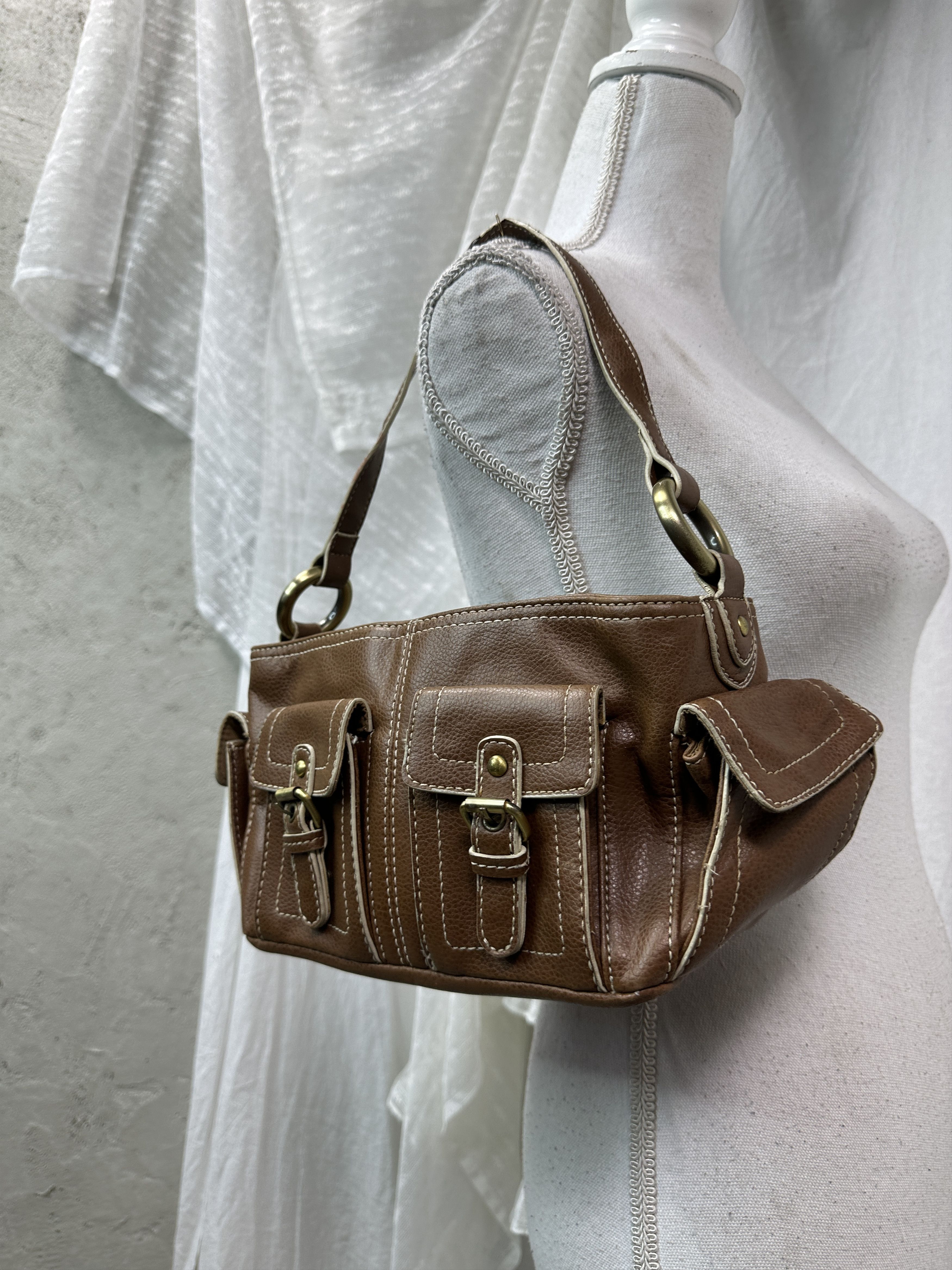 Vintage Vintage Avant Garde Pockets Baguette Bag Y2K Size ONE SIZE - 1 Thumbnail