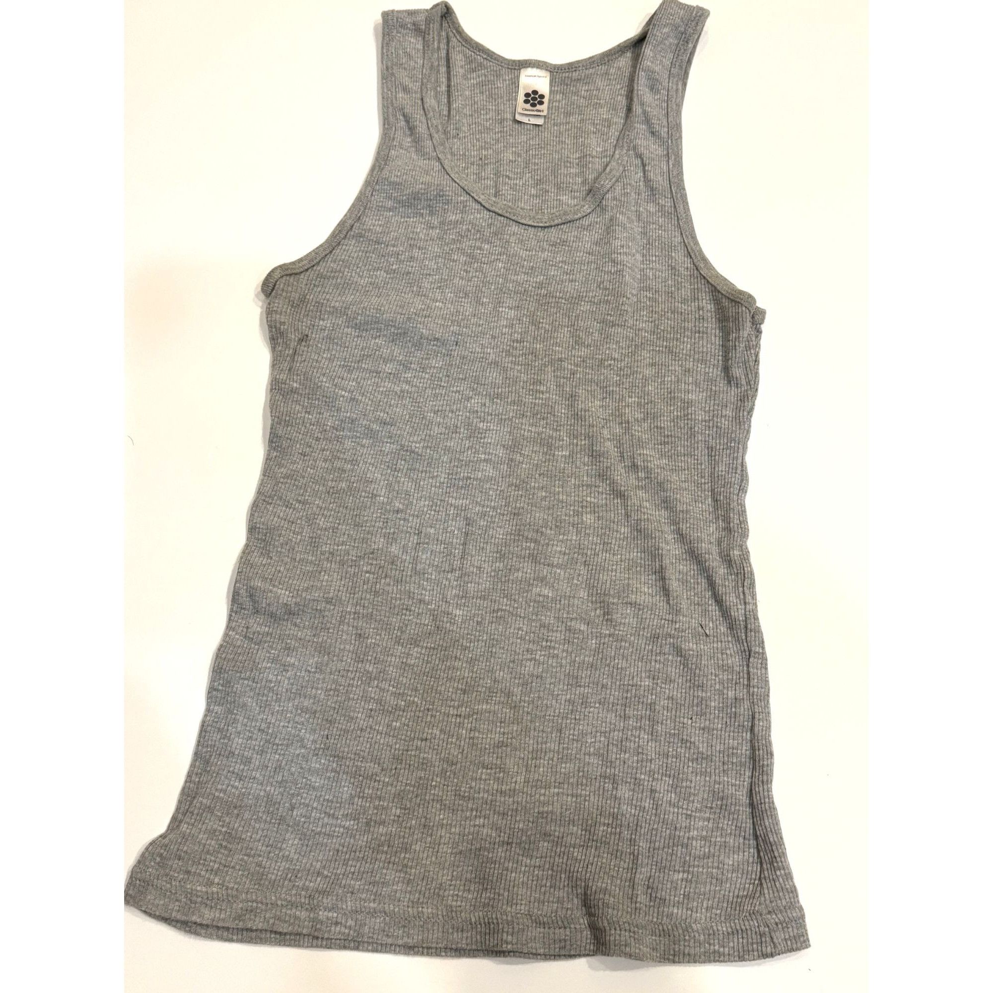 American Apparel American Apparel Classic Girl Size L Tank Top Grey Size L / US 10 / IT 46 - 1 Thumbnail