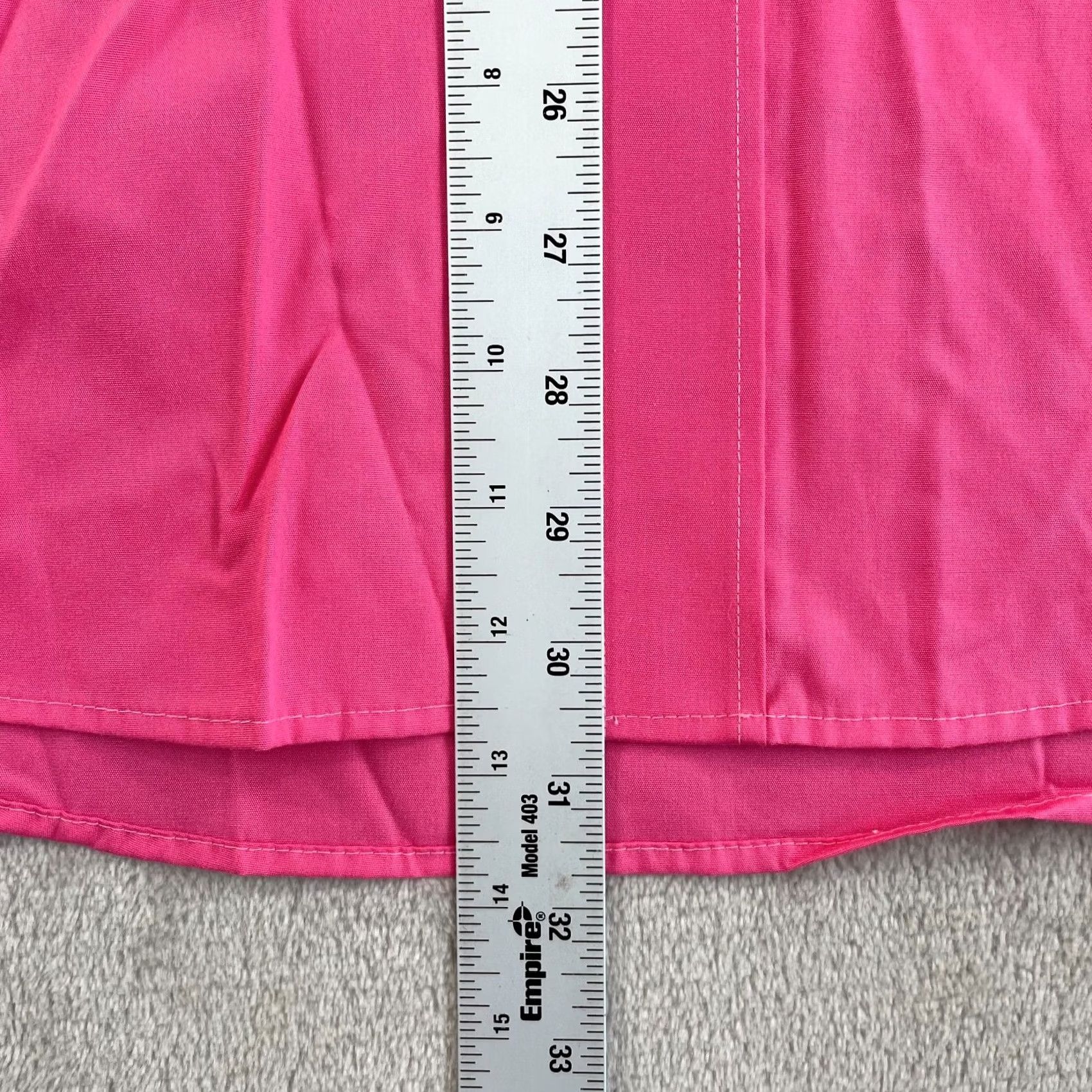 Eton VINTAGE ETON Dress Shirt Men 42 16.5 Pink French Cuff Designer Long Sleeve NWOT Size 46R - 6 Thumbnail