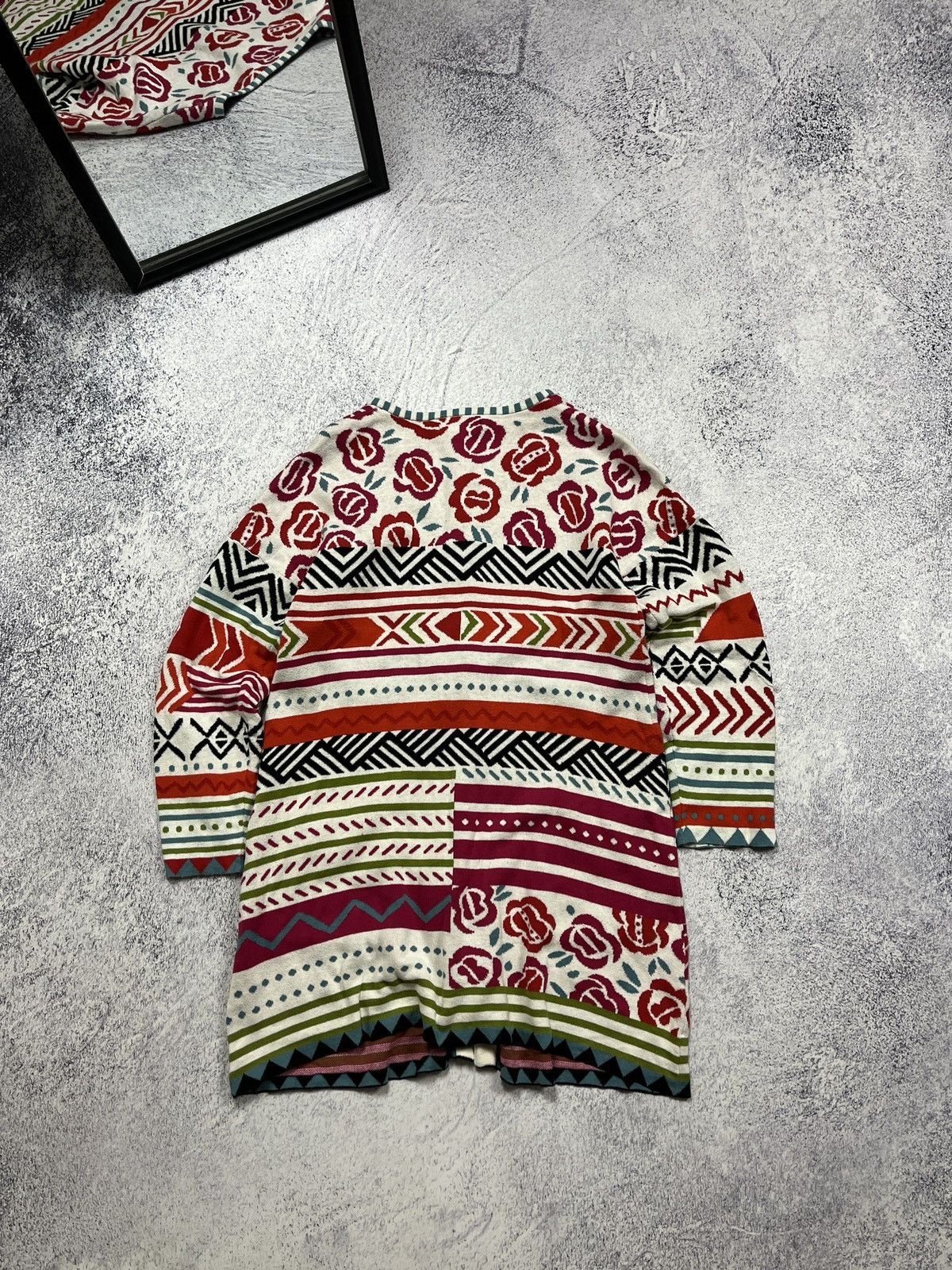 Japanese Brand × Vintage Gudrun Sjoden Floral Eclectic Dress Cardigan Size M / US 6-8 / IT 42-44 - 10 Thumbnail