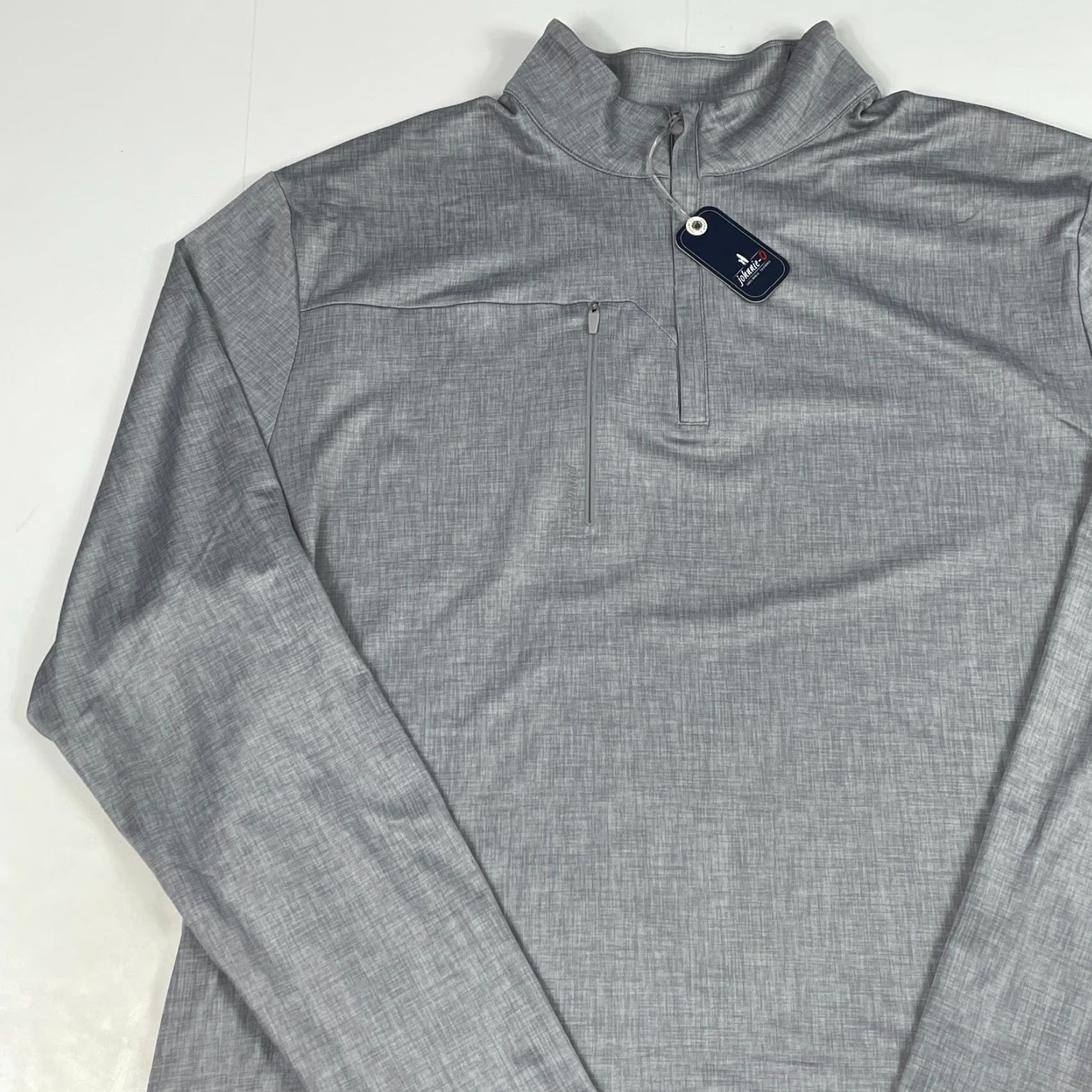 johnnie-O Johnnie O Shirt Mens L Gray Performance 1/4 Zip Pullover Golf Gym Activewear Casual Size US L / EU 52-54 / 3 - 2 Thumbnail
