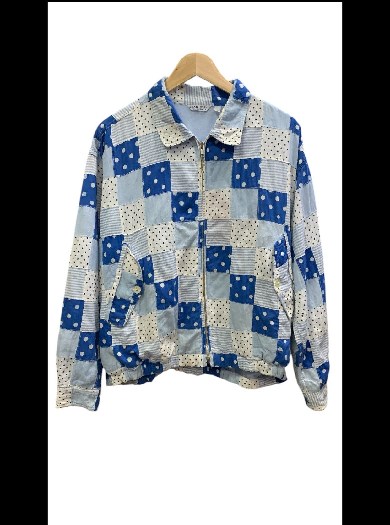 Japanese Brand OKAMOTO JEANS COX PATCHWORK SHIRT BOMBER JACKET Size US M / EU 48-50 / 2 - 1 Thumbnail