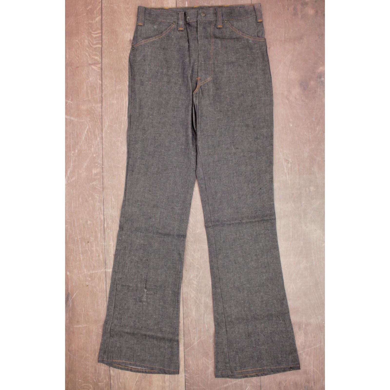 Vintage VINTAGE Stephens Jeans Flare 31x34.5 70s NOS 1970s Blue Cotton Cotton Original Jeans Mens Size US 31 - 2 Thumbnail