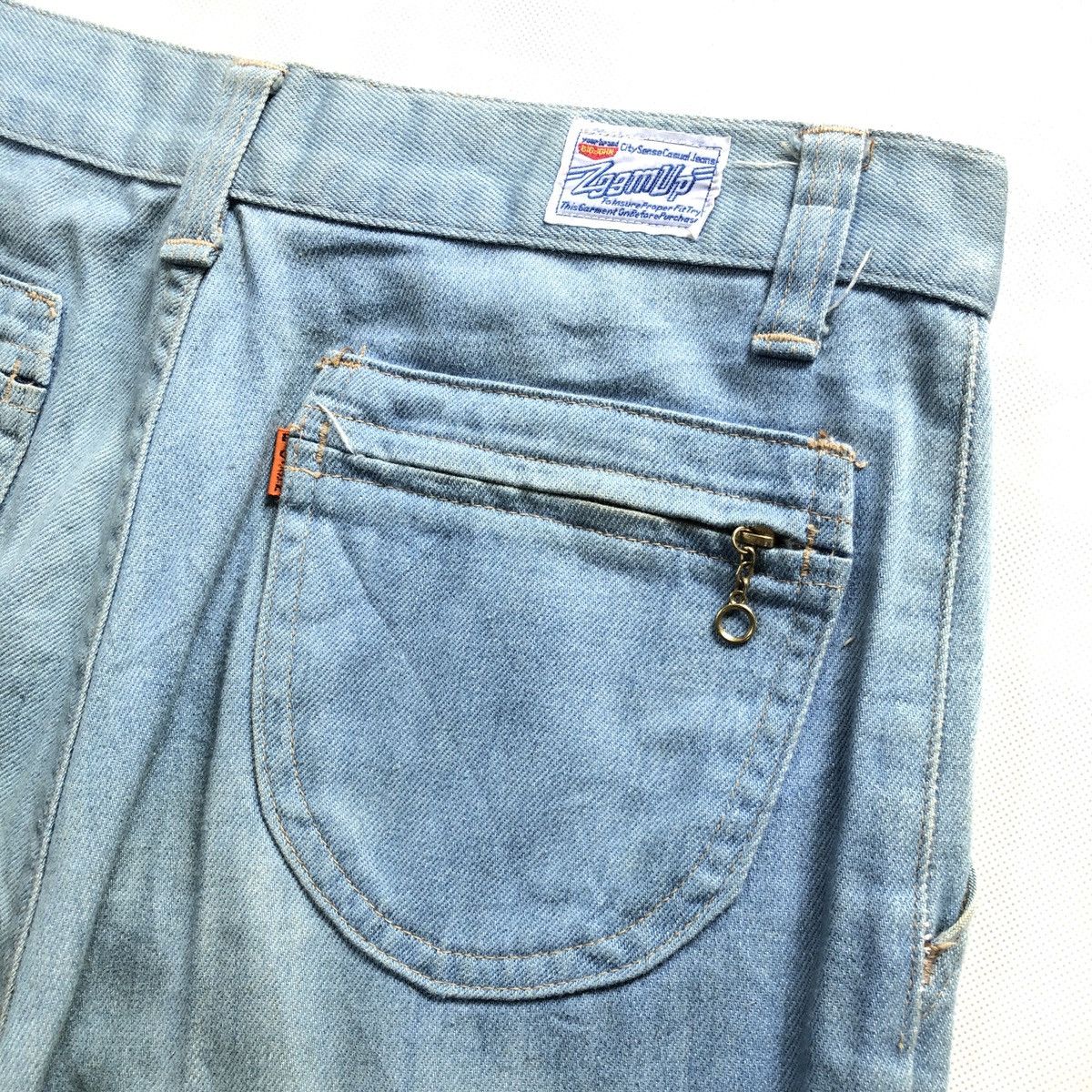 Big John × Vintage 1970s Vintage Big John Zoom Up Flare Pant Size US 29 - 11 Thumbnail