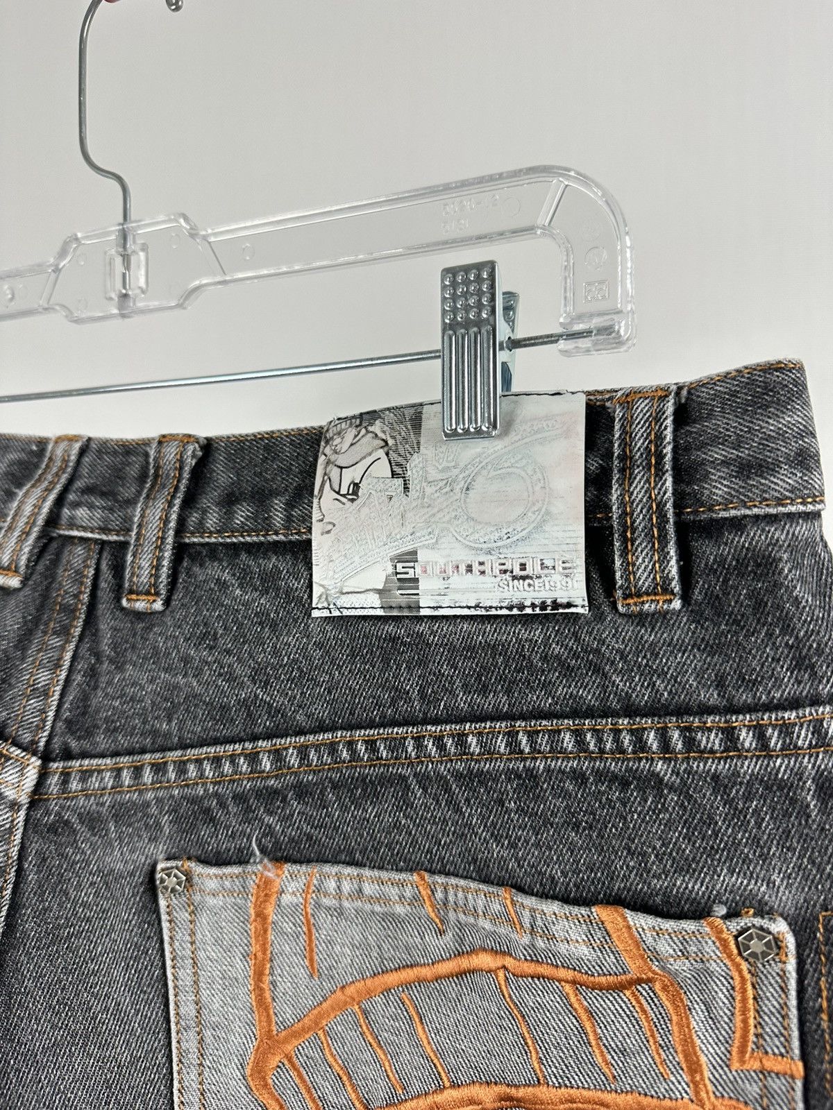 Southpole VTG Y2K Southpole Jeans Mens 38x29 Blue Baggy Acid Wash Moto Size US 38 / EU 54 - 8 Thumbnail