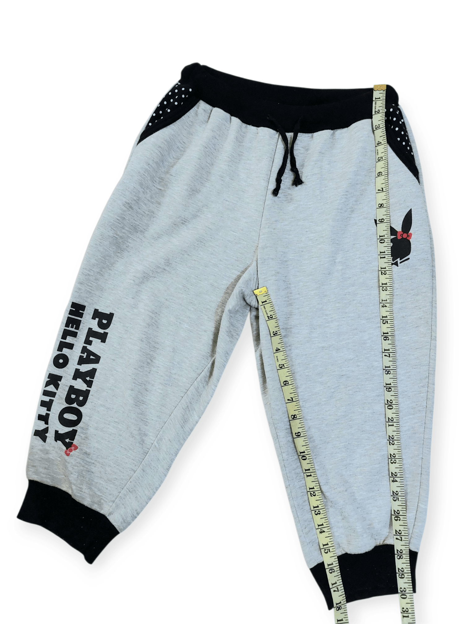 Anime Playboy x Hello Kitty Strechable Waist Big Label Printed Size US 33 - 8 Thumbnail