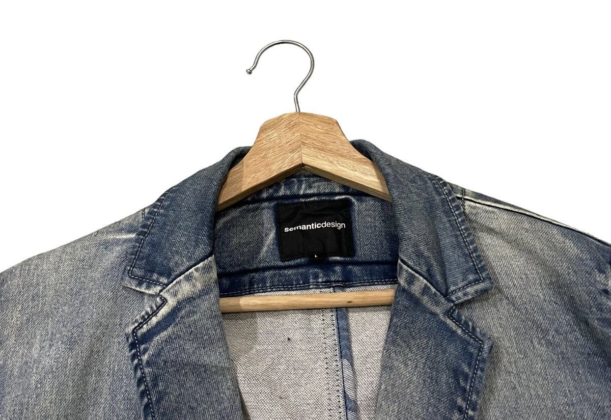 semanticdesign Vintage Semantic Design Denim Style Single Button Jacket Size US L / EU 52-54 / 3 - 9 Thumbnail
