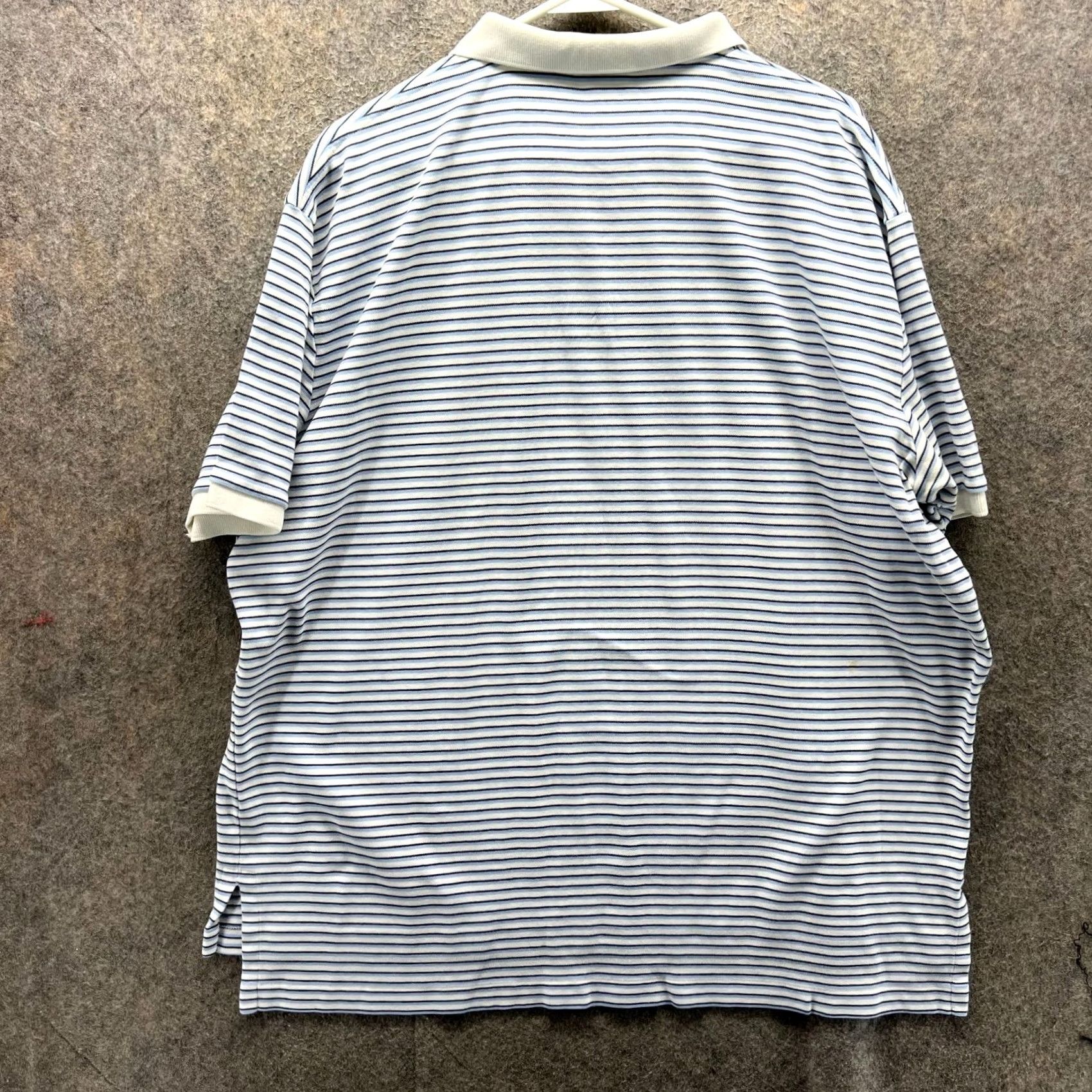 Polo Ralph Lauren VINTAGE Polo Ralph Lauren Polo Shirt Mens XL Blue Stripes Preppy Rugby Channeling Size US XL / EU 56 / 4 - 2 Thumbnail