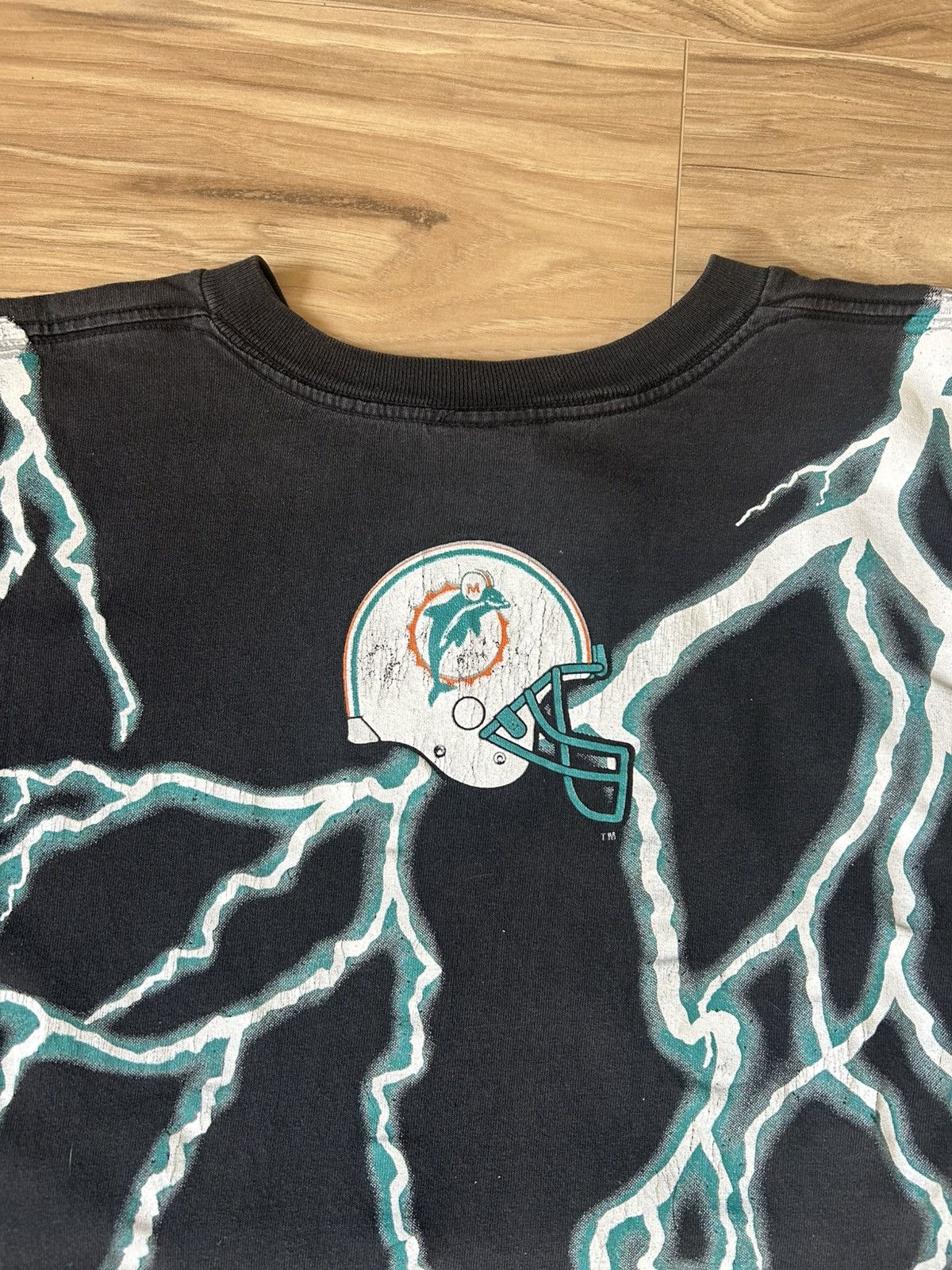 Other 1993 Salem AOP Thunder Miami Dolphins Size US L / EU 52-54 / 3 - 6 Thumbnail