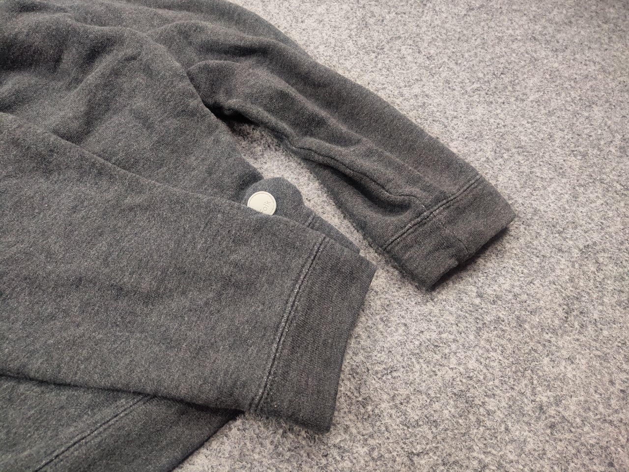 Folk Folk Vintage Minimalist gray with logo Crew chek sweatshirt Size US M / EU 48-50 / 2 - 9 Thumbnail