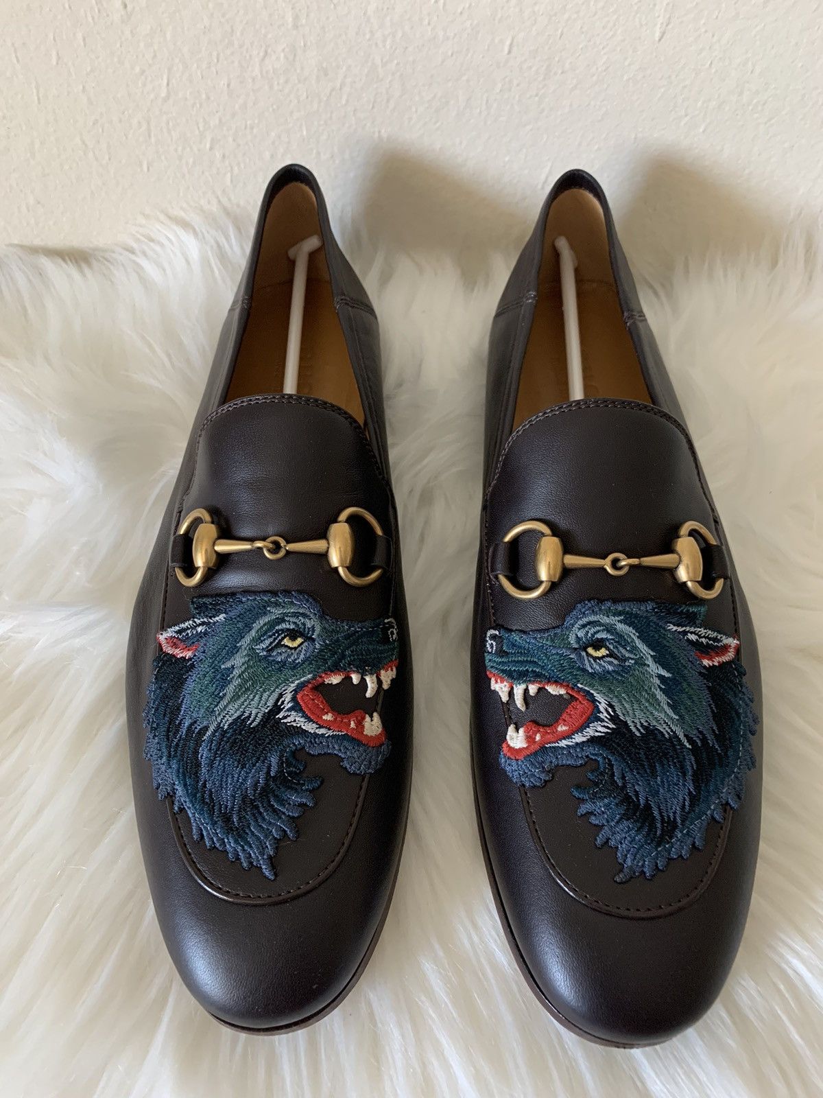 Gucci Gucci men's loafers with wolf appliqué Size US 7.5 / EU 40-41 - 4 Thumbnail