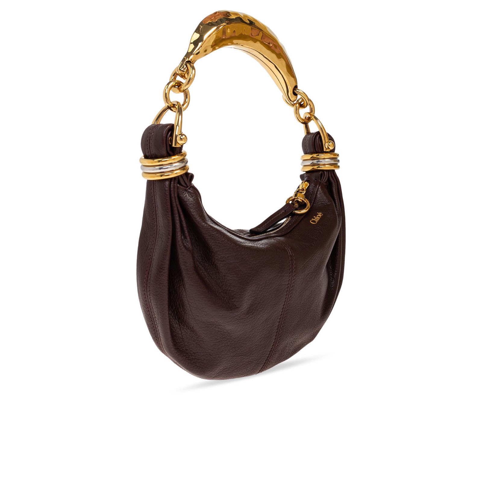 Chloe Chloe Mini Bracelet Grenat Leather Shoulder Bag New Size ONE SIZE - 3 Thumbnail