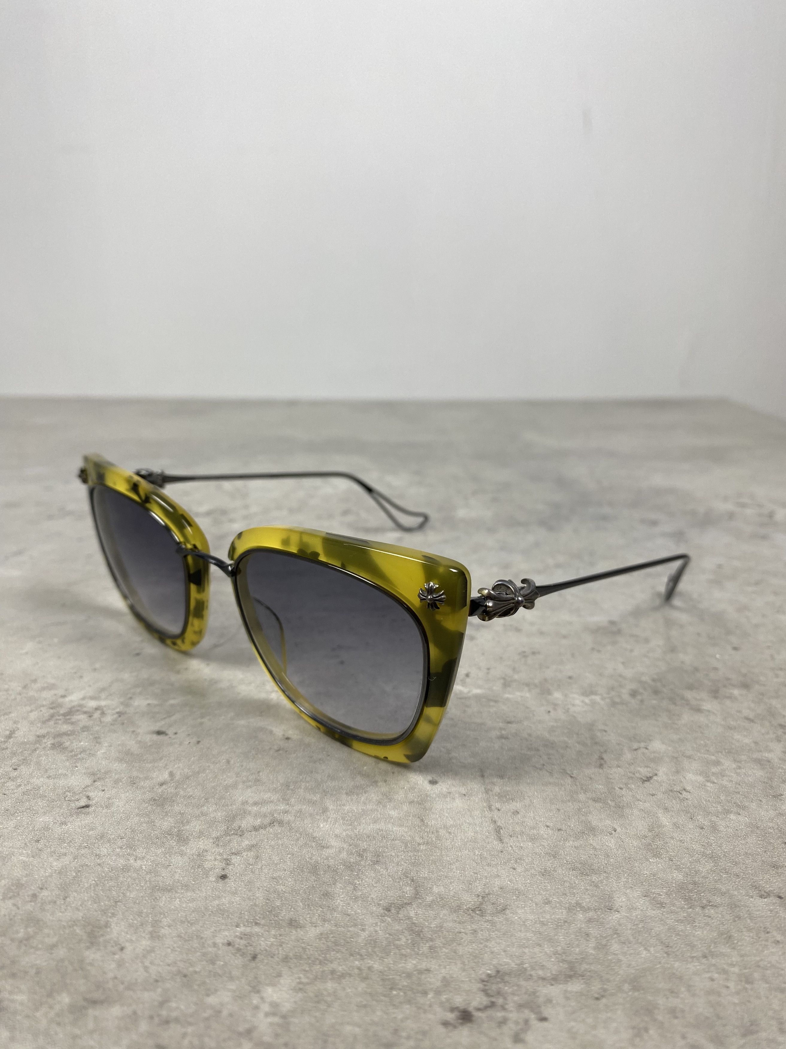 Chrome Hearts Chrome Hearts Betty Lou II Sunglasses Metal Monogram | Grailed