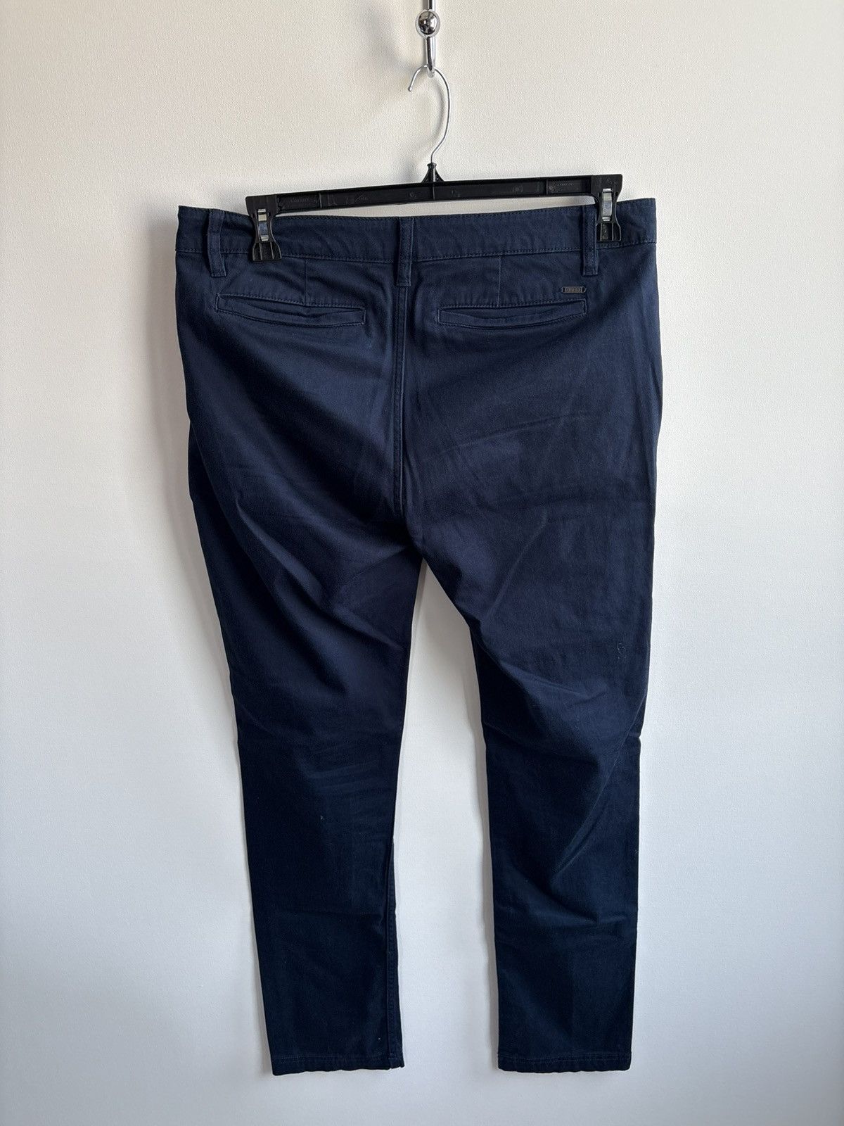 Guess Guess 33x32 Navy Skinny Chino Casual Pants Basics Size US 33 - 7 Thumbnail