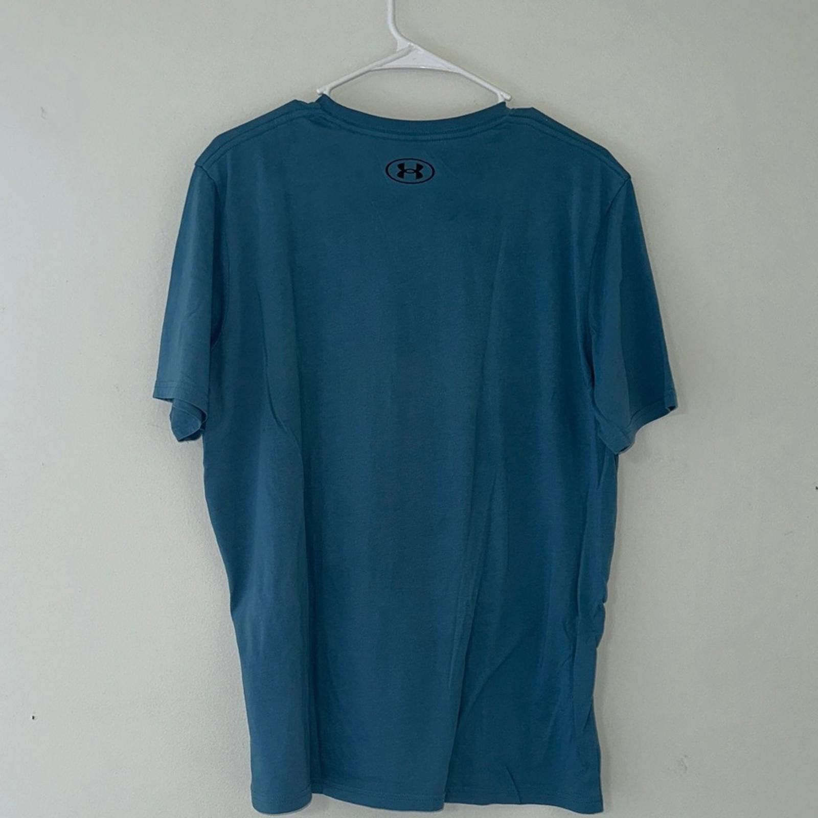 Under Armour Under Armour Men's Teal Short Sleeve Tee Size US L / EU 52-54 / 3 - 5 Thumbnail